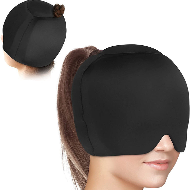 Migraine Relief Hat Ice Pack Headache Relief Gel Eye Mask