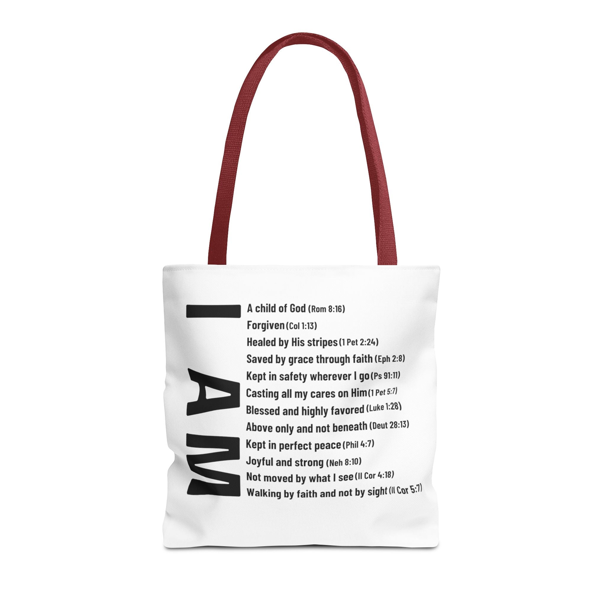 "Who God says I am" Tote Bag