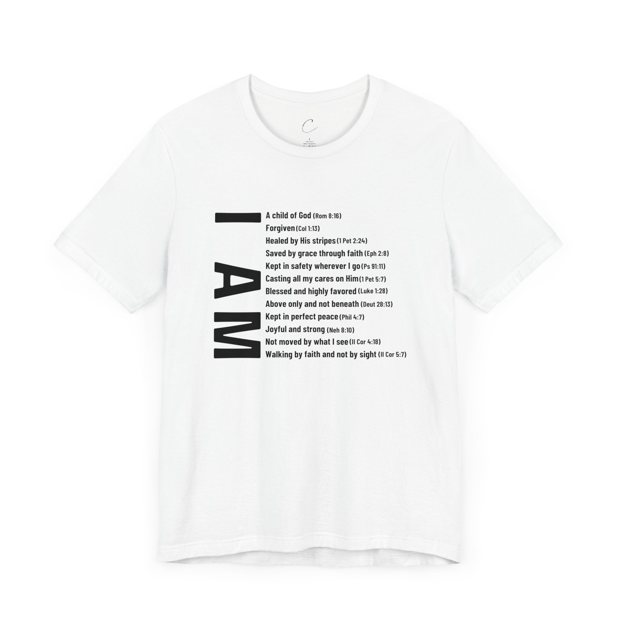 "Who God says I am" Bible Verse Unisex Shirt