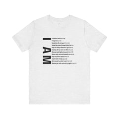 "Who God says I am" Bible Verse Unisex Shirt