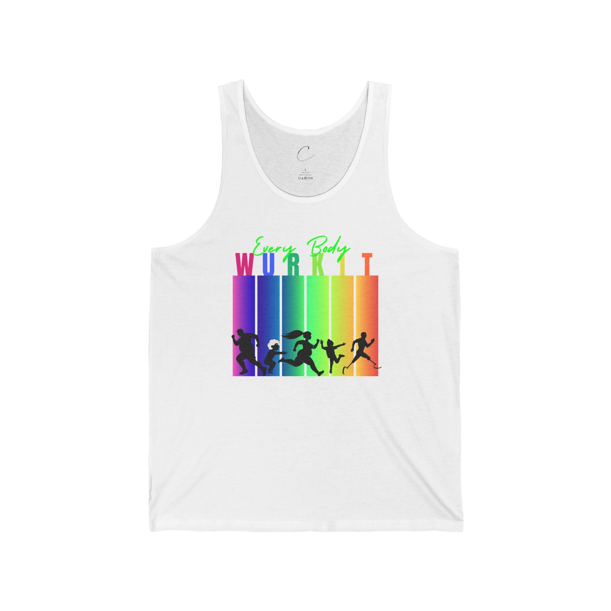 "Everybody Wurkit" Unisex Jersey Tank