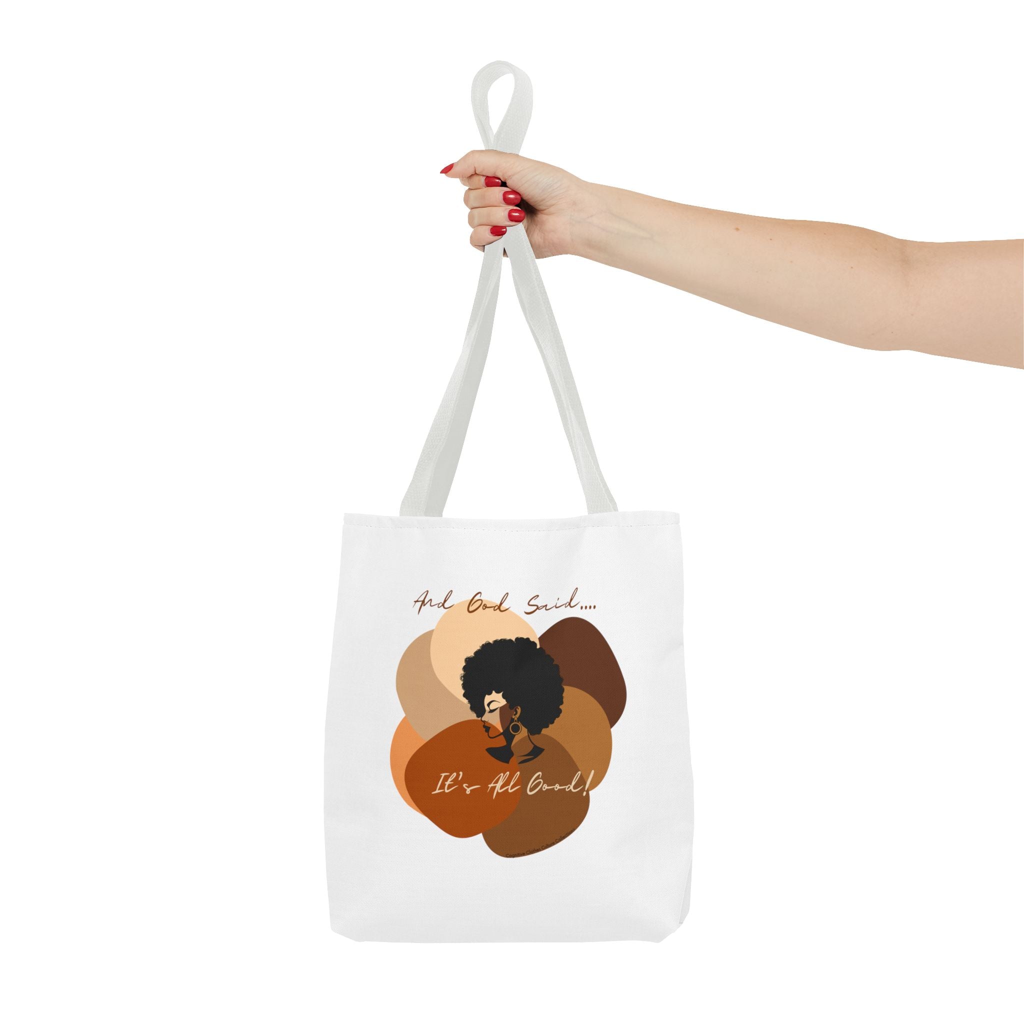 "All Shades Welcome" tote Bag