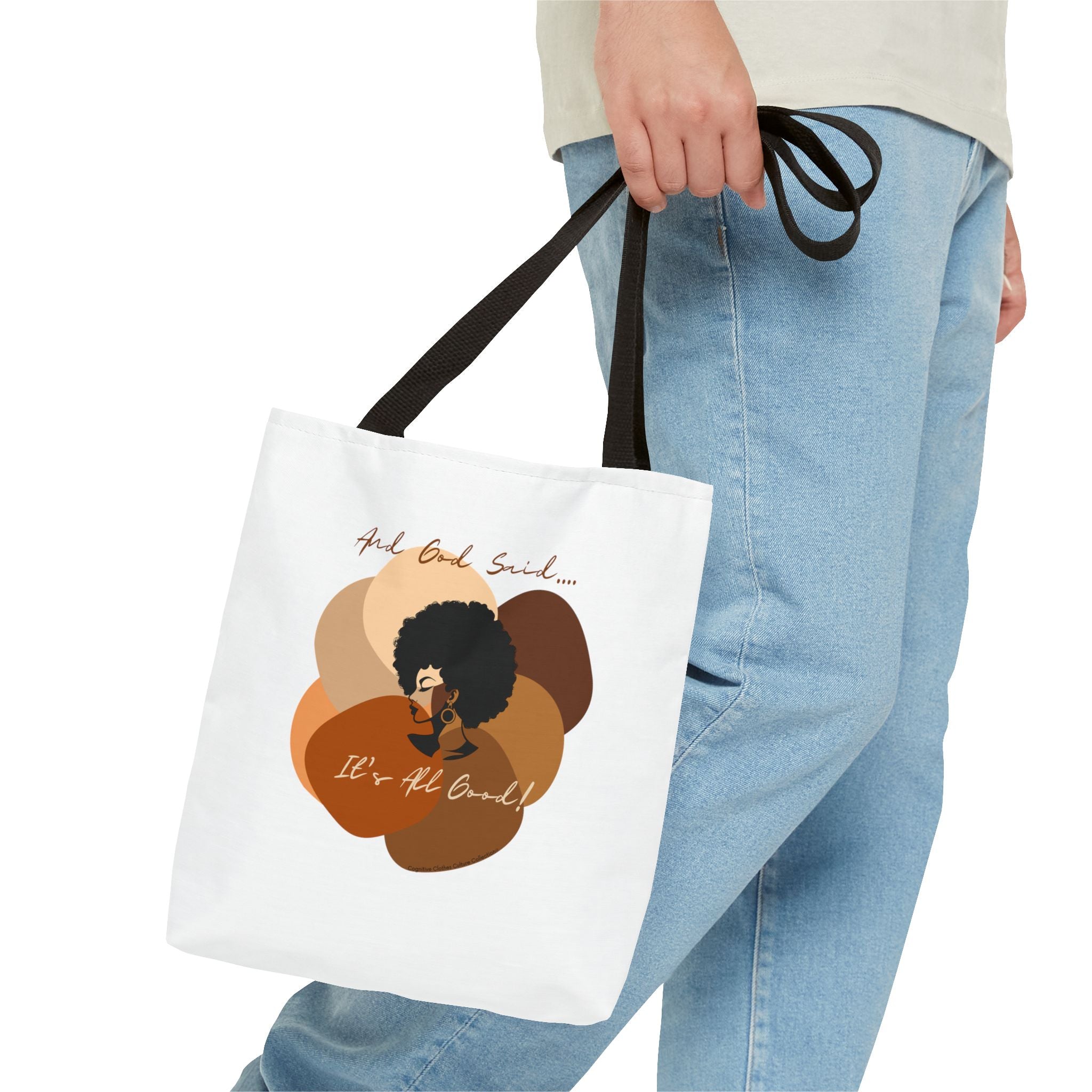 "All Shades Welcome" tote Bag