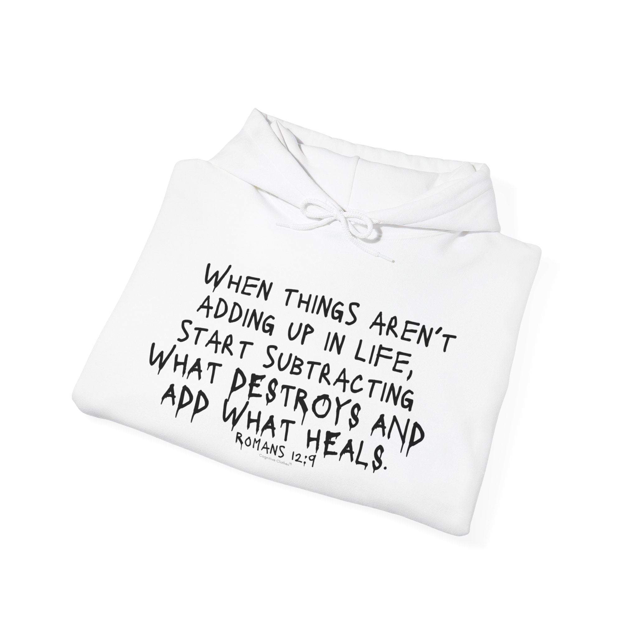 "Adding and Letting Go" Unisex Two-Sided Hoodie Sweatshirt