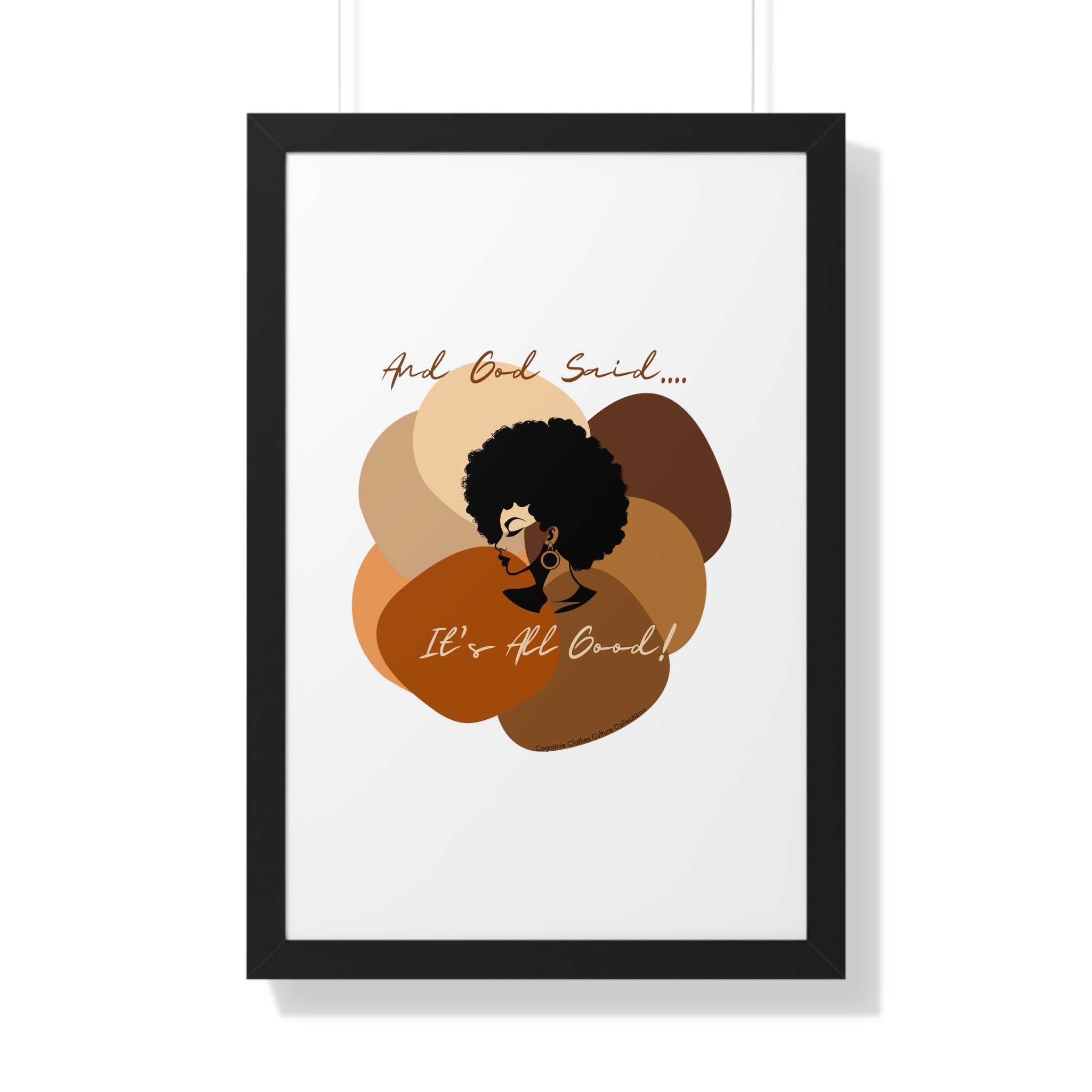 "All Shades Welcome" Framed Vertical Poster