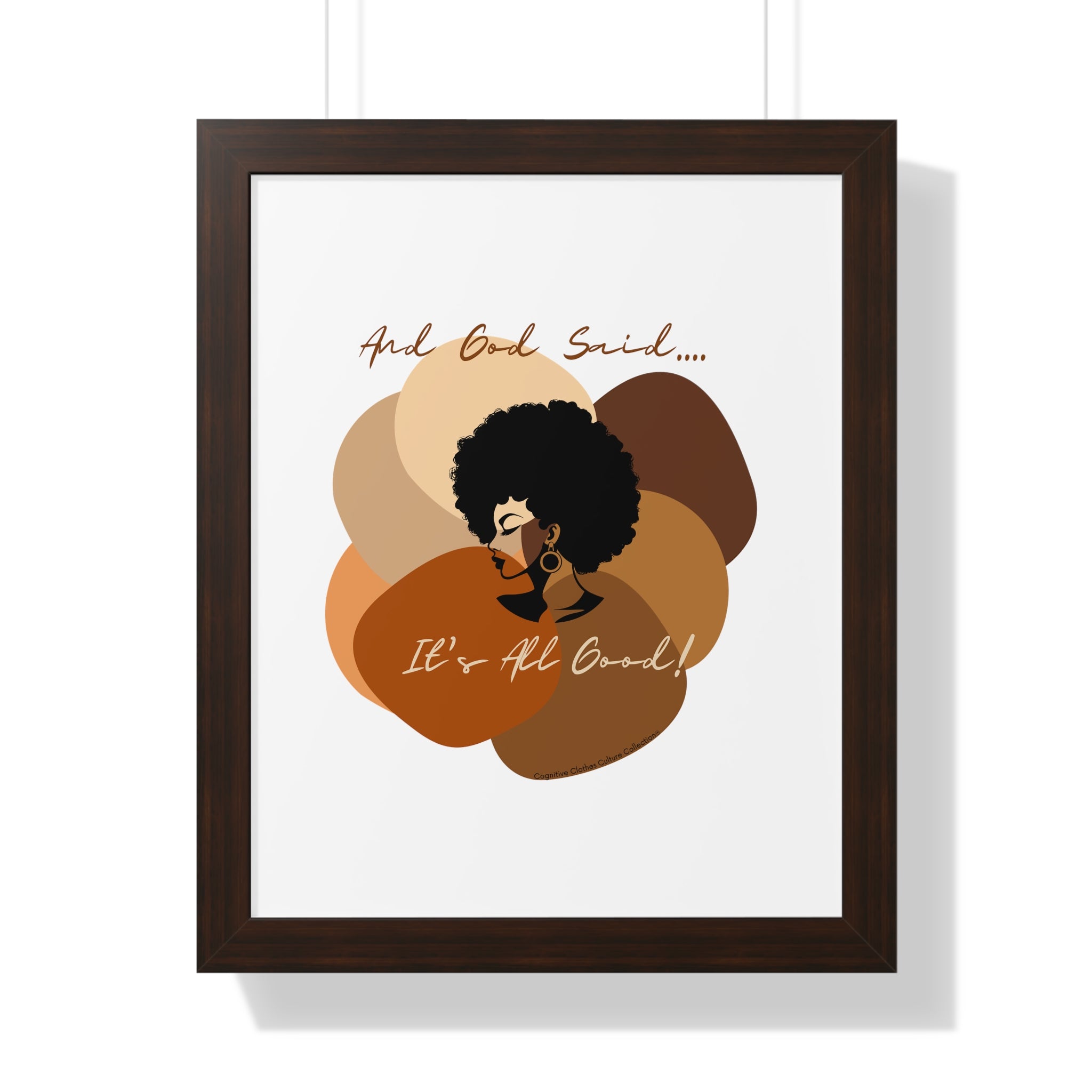 "All Shades Welcome" Framed Vertical Poster