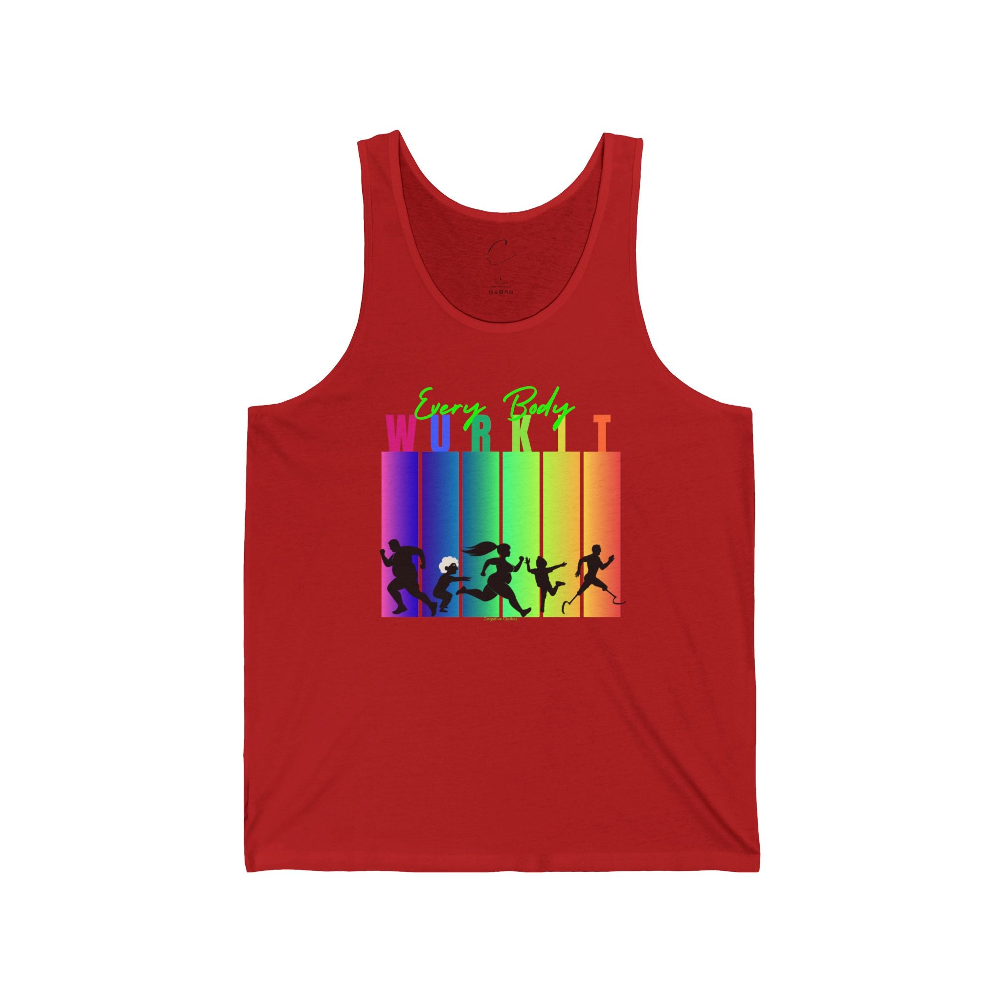 "Everybody Wurkit" Unisex Jersey Tank