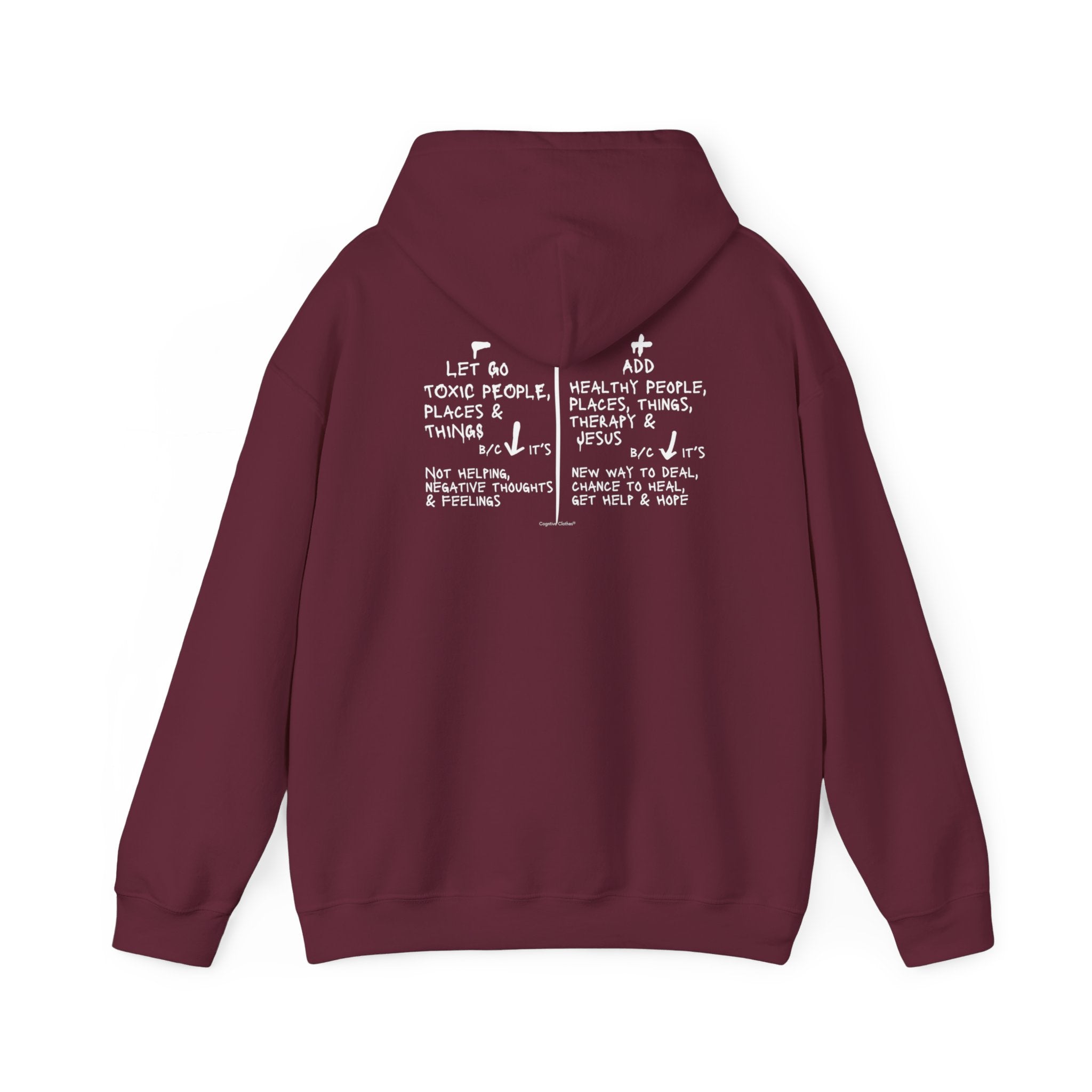 "Adding and Letting Go" Unisex Two-Sided Hoodie Sweatshirt