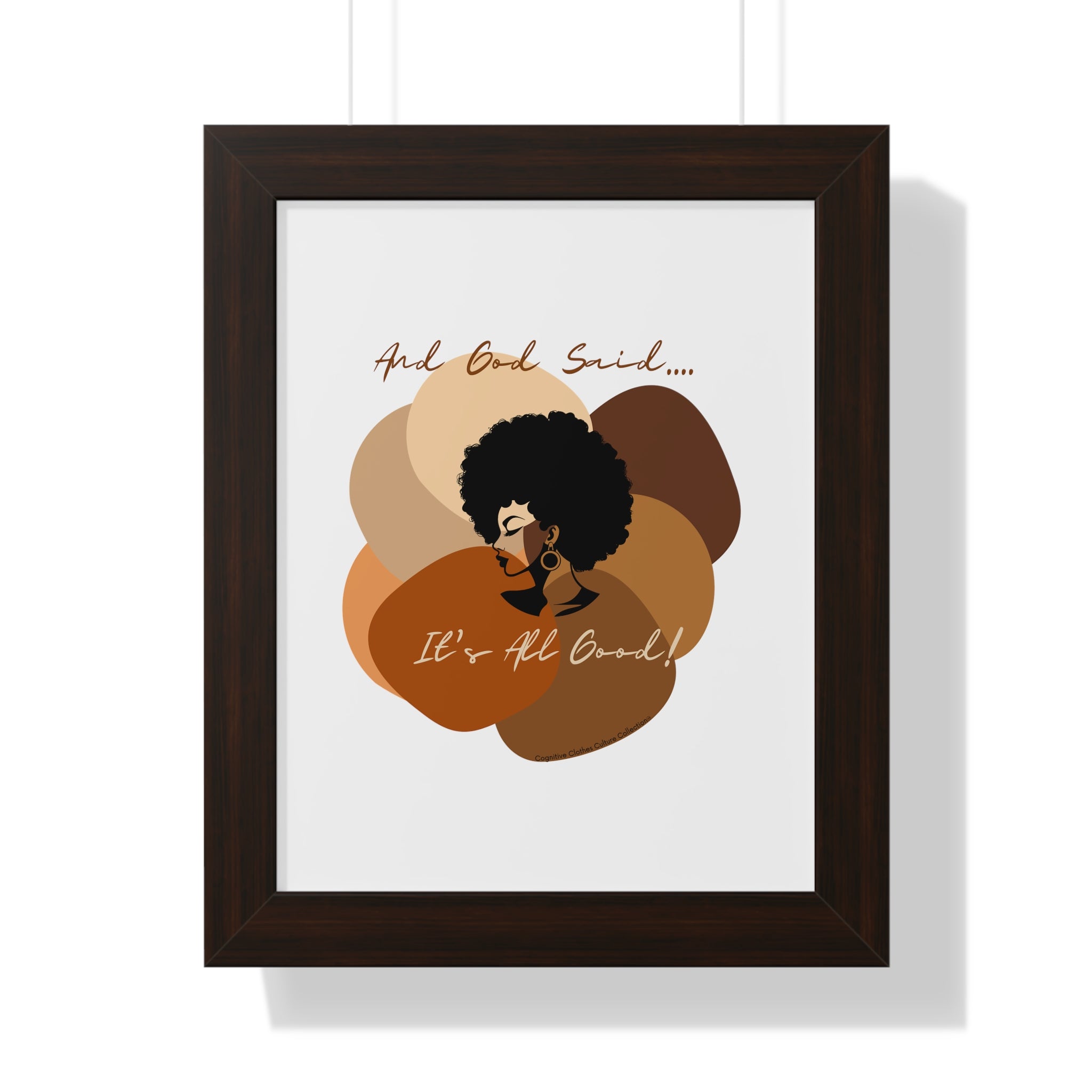 "All Shades Welcome" Framed Vertical Poster