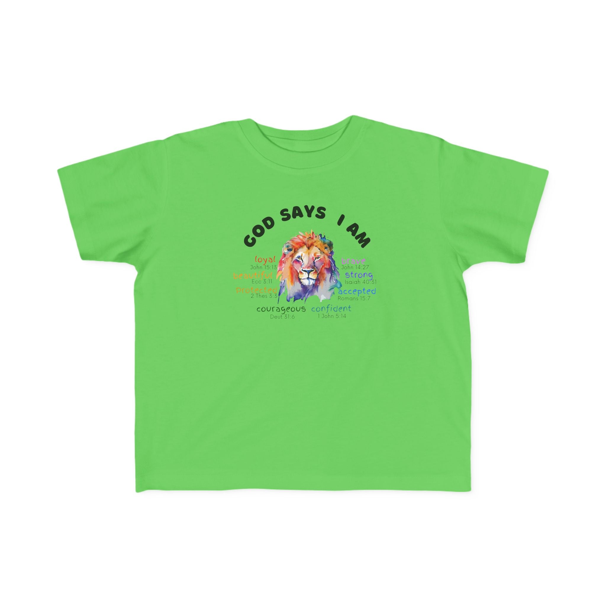 Toddler Kiddo "Qualities" Lion Shirt