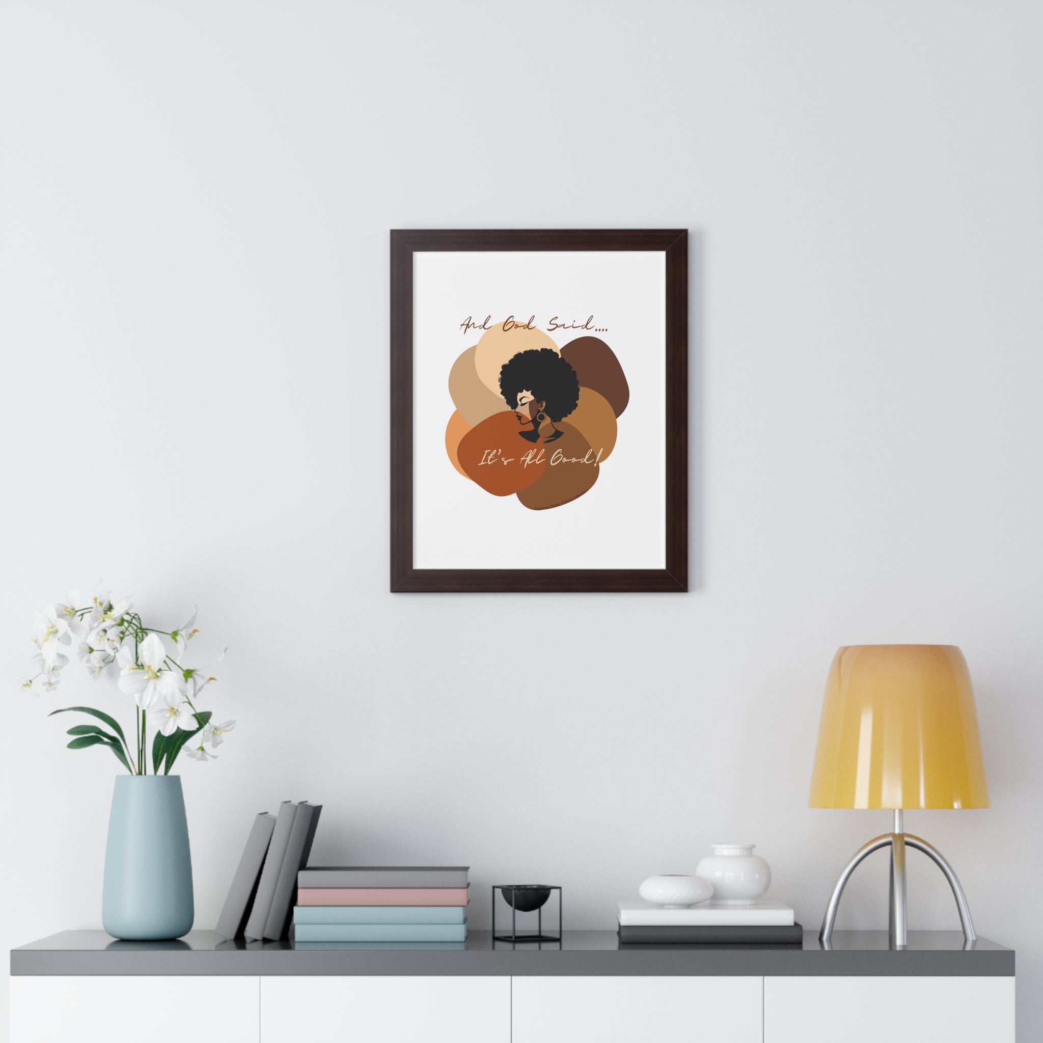 "All Shades Welcome" Framed Vertical Poster