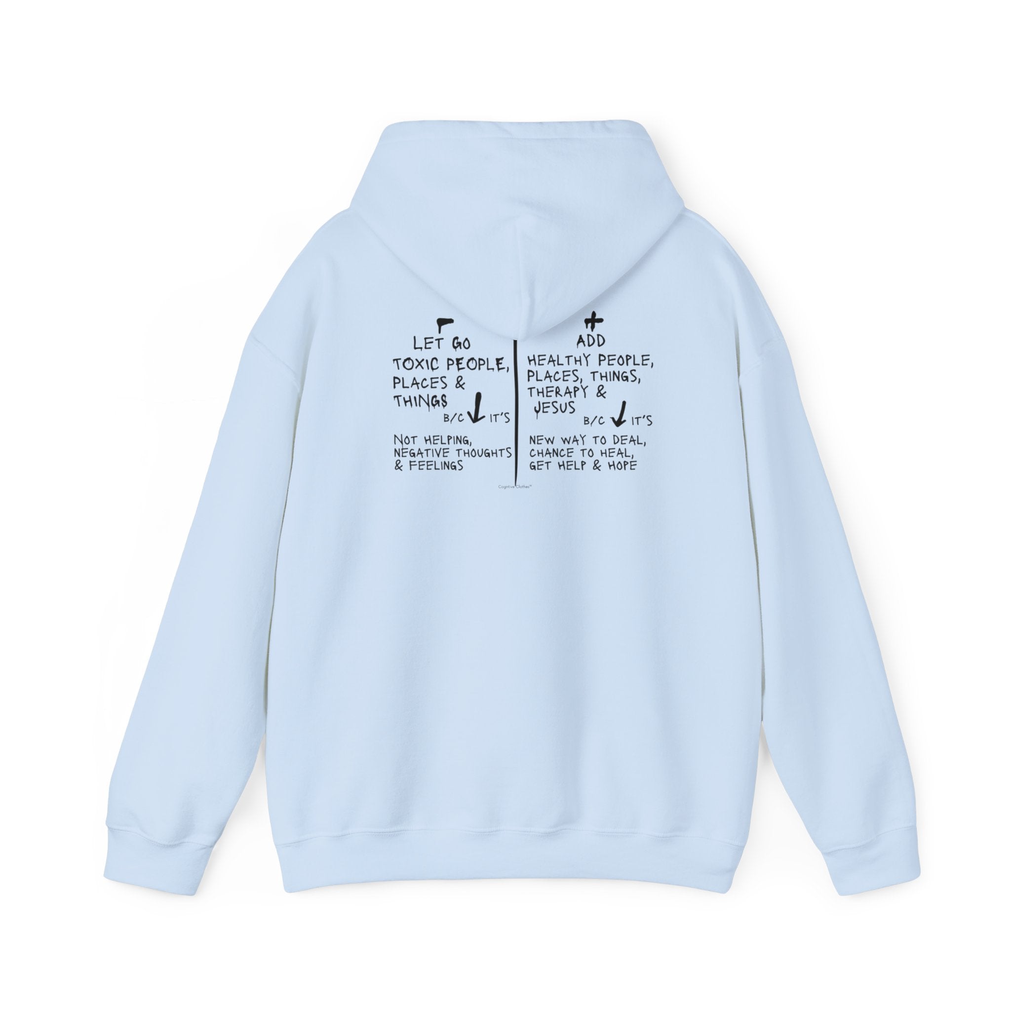 "Adding and Letting Go" Unisex Two-Sided Hoodie Sweatshirt