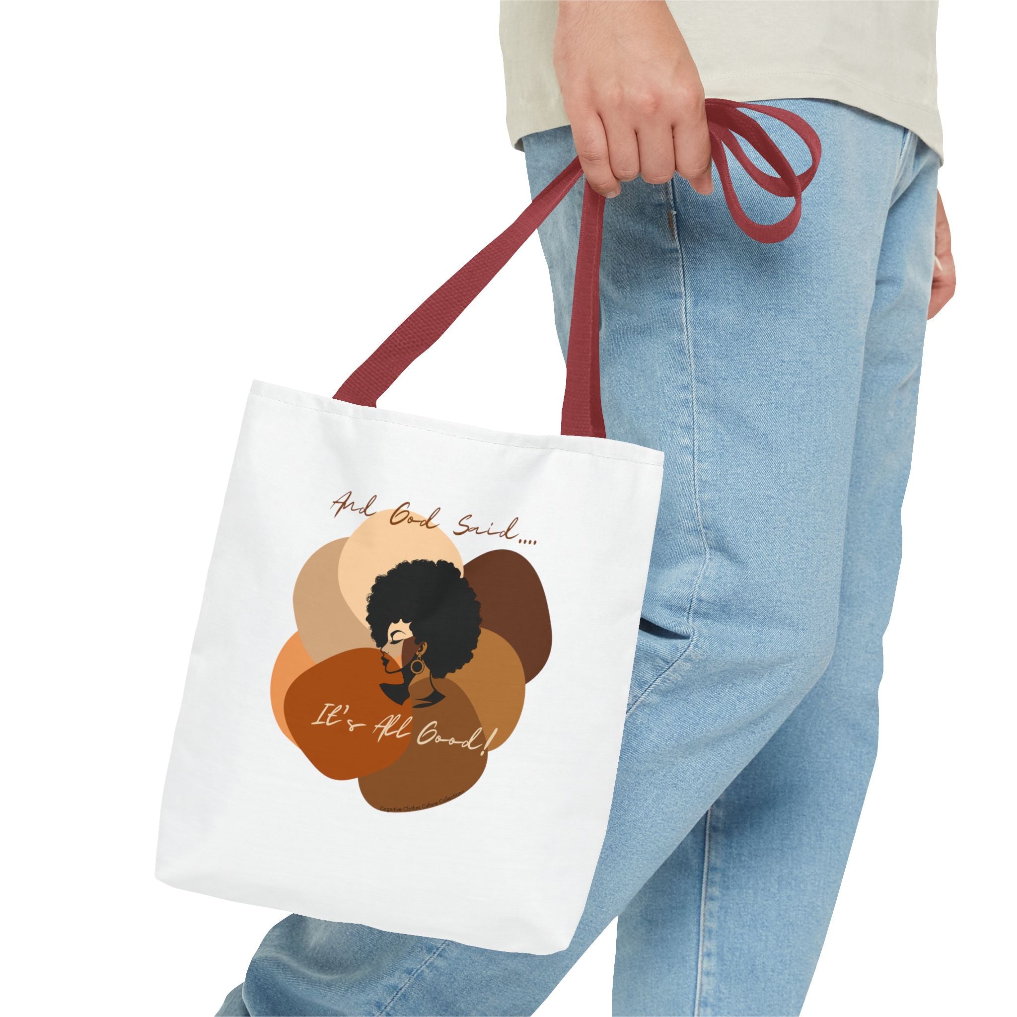 "All Shades Welcome" tote Bag