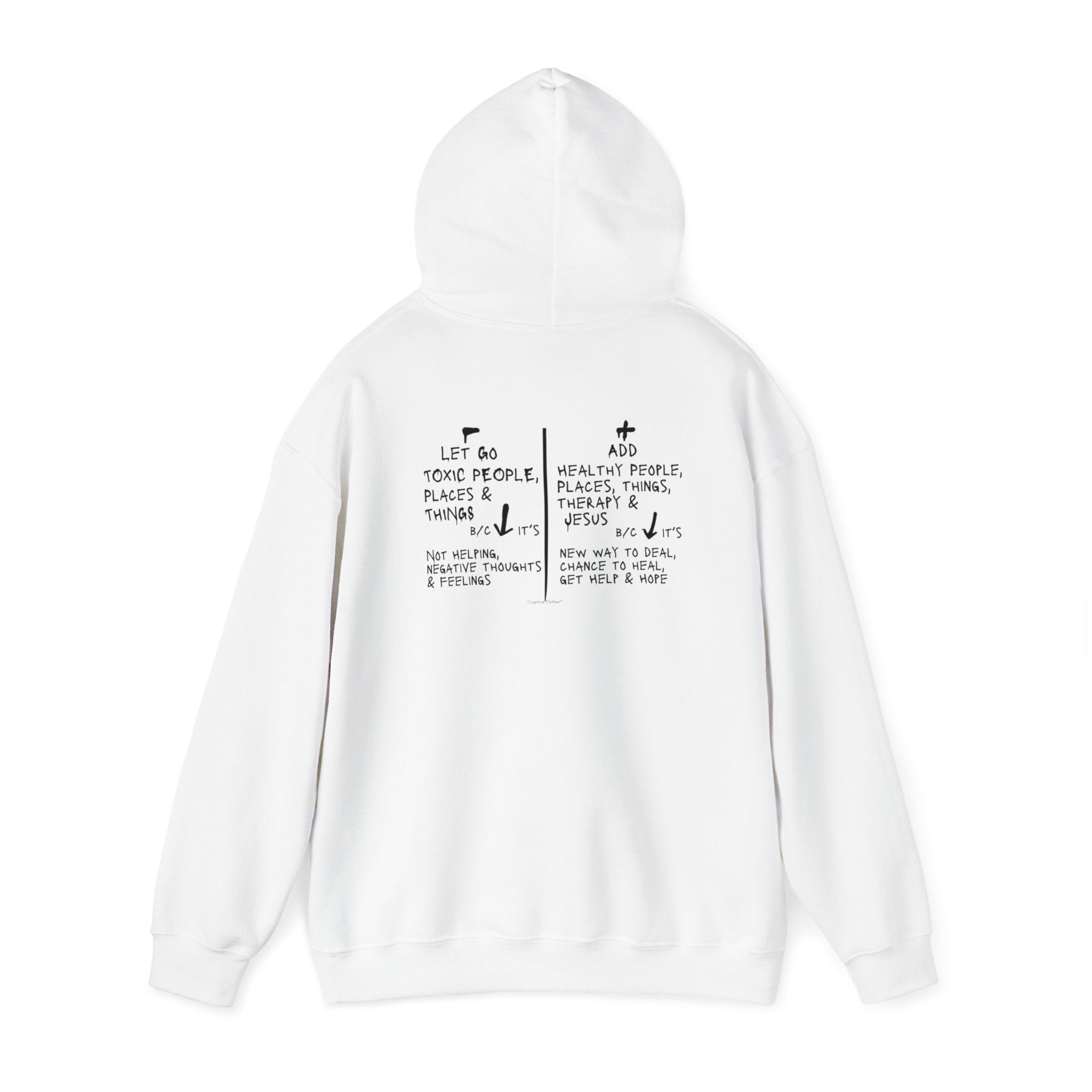 "Adding and Letting Go" Unisex Two-Sided Hoodie Sweatshirt