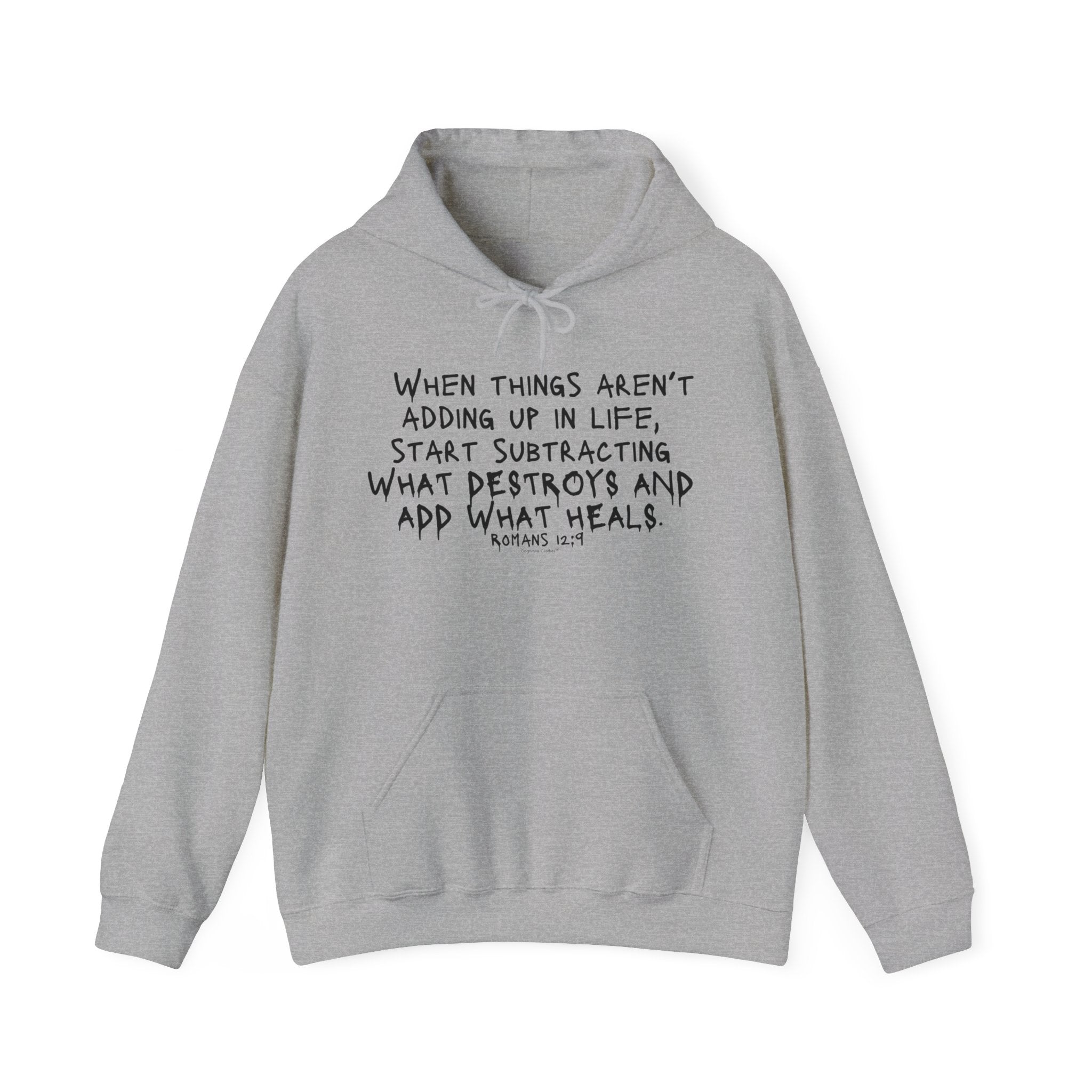 "Adding and Letting Go" Unisex Two-Sided Hoodie Sweatshirt