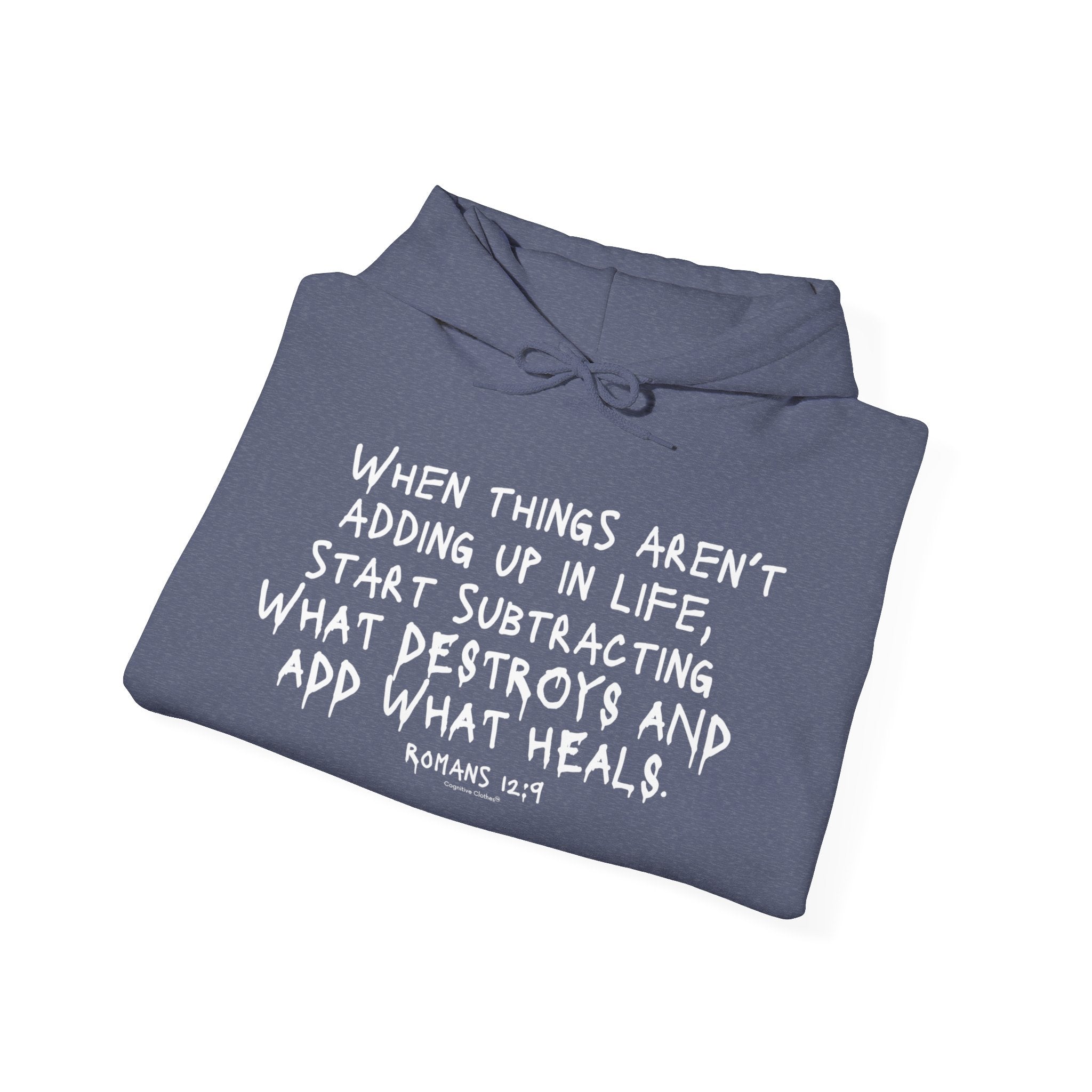 "Adding and Letting Go" Unisex Two-Sided Hoodie Sweatshirt