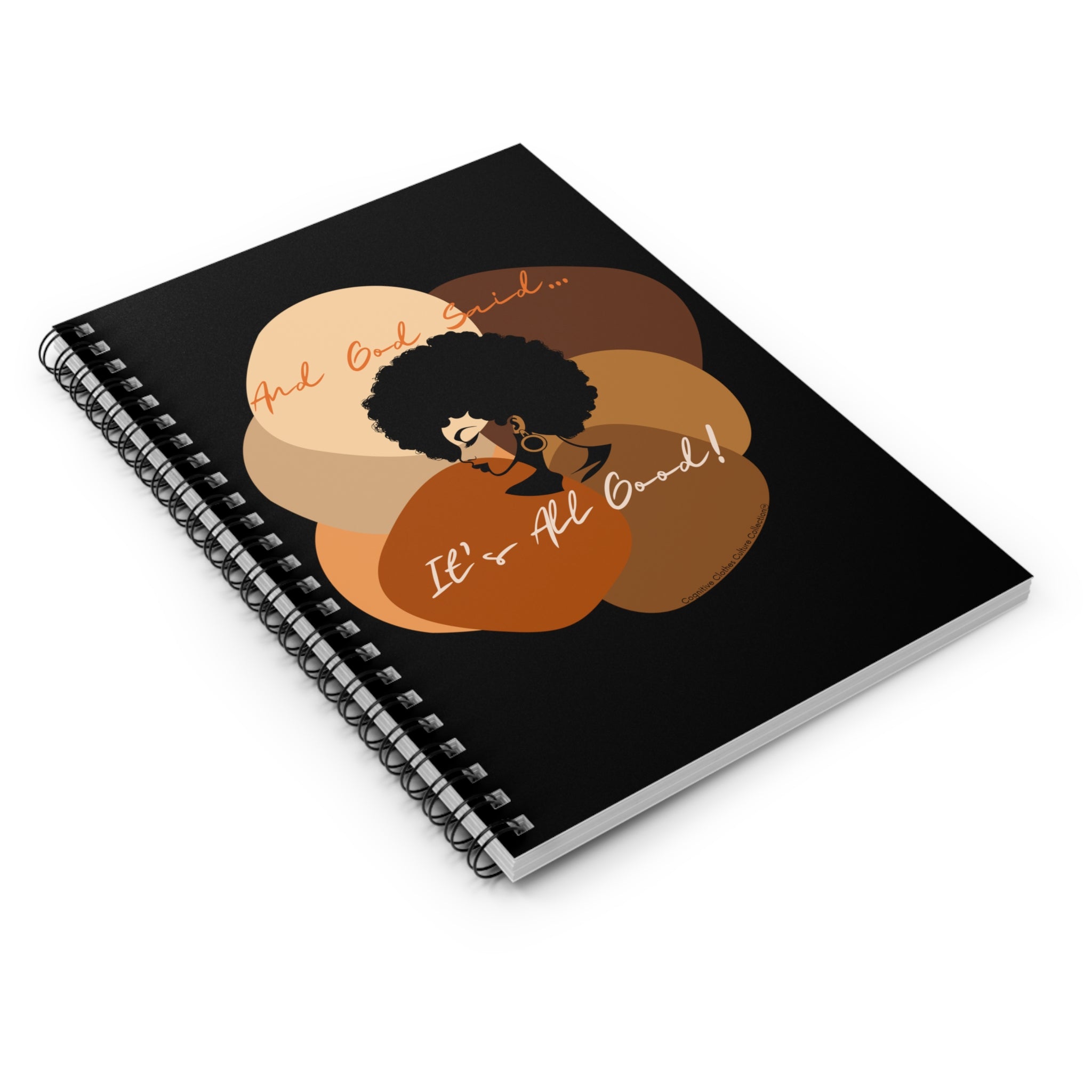 "All Shades Welcome" Spiral, Ruled Line Notebook