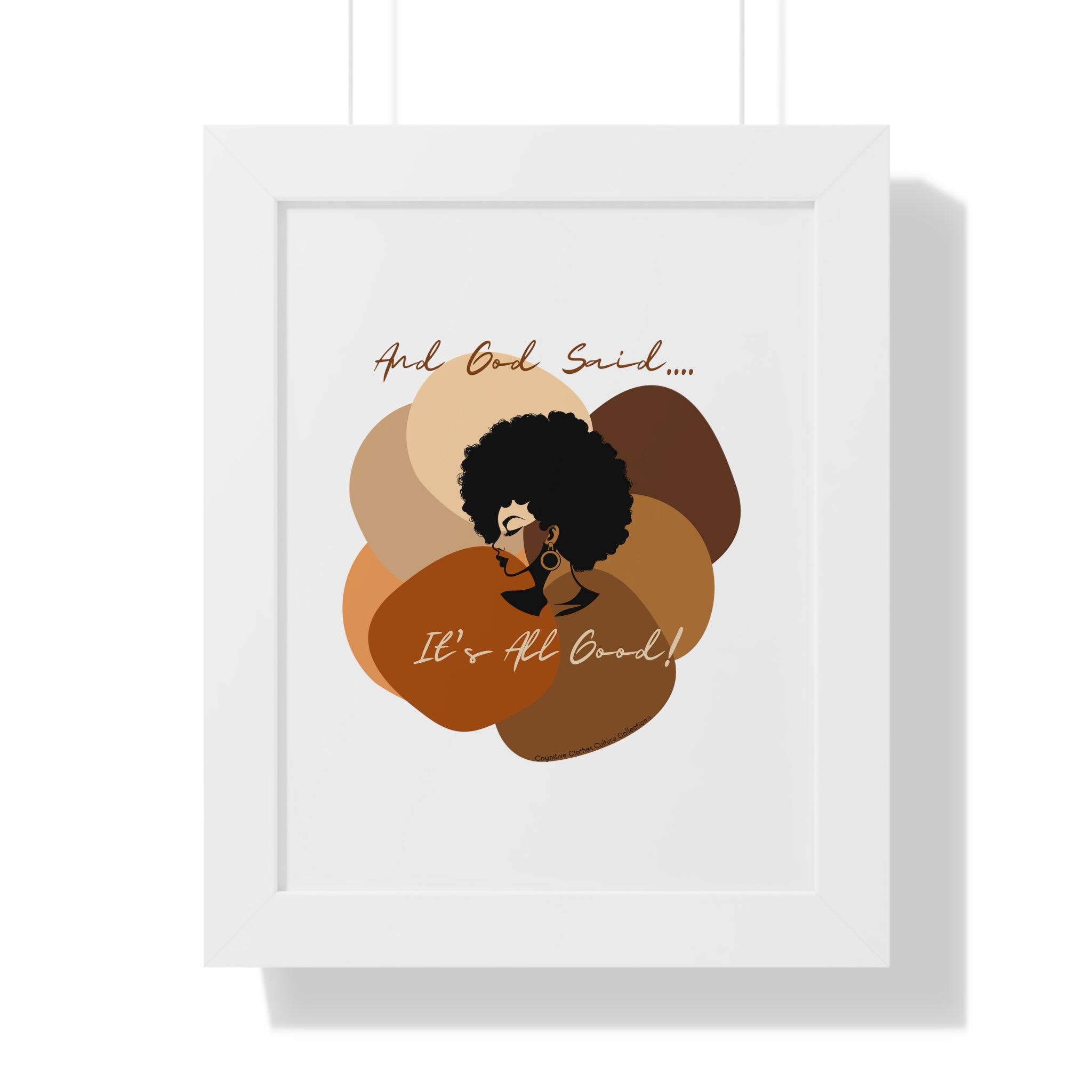 "All Shades Welcome" Framed Vertical Poster