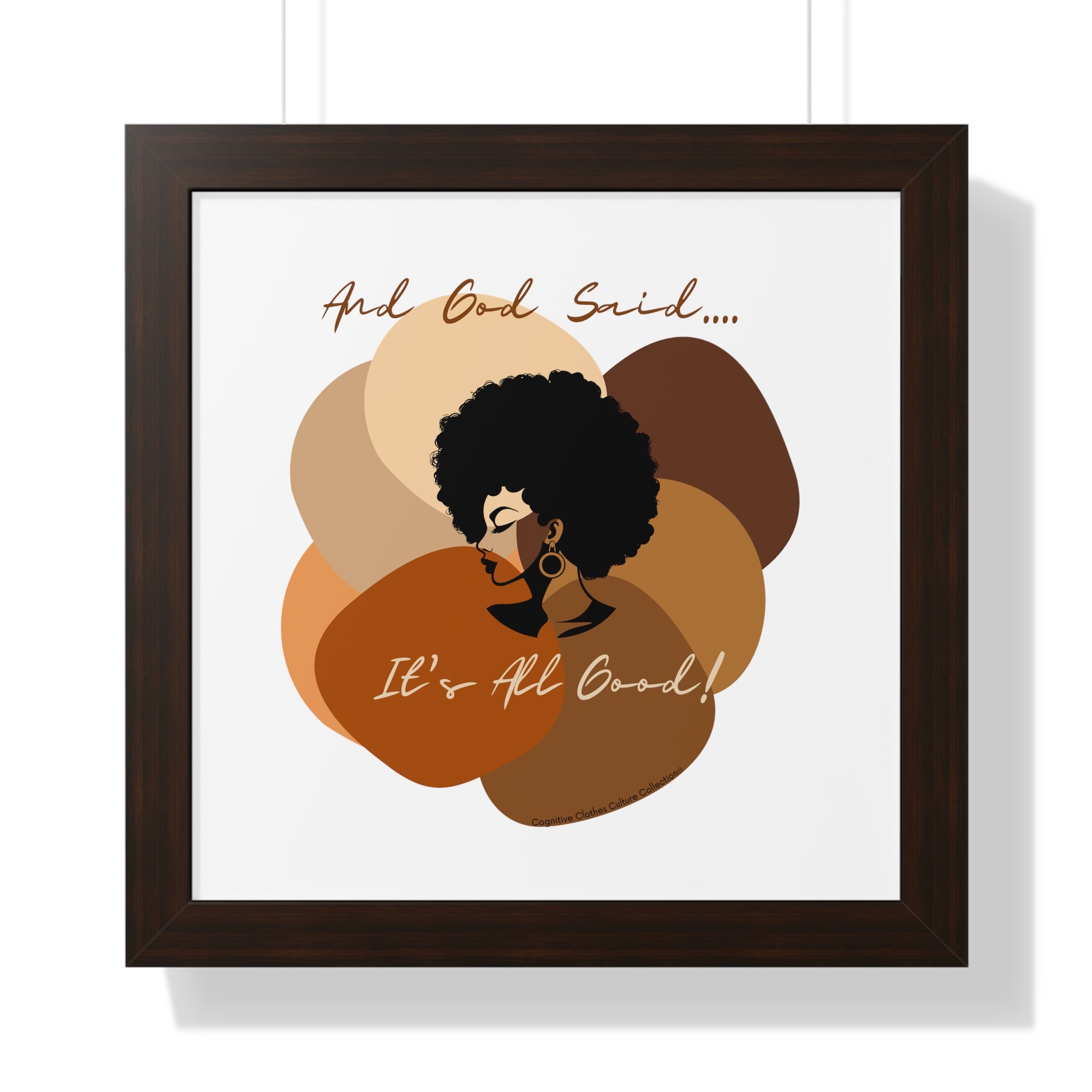 "All Shades Welcome" Framed Vertical Poster