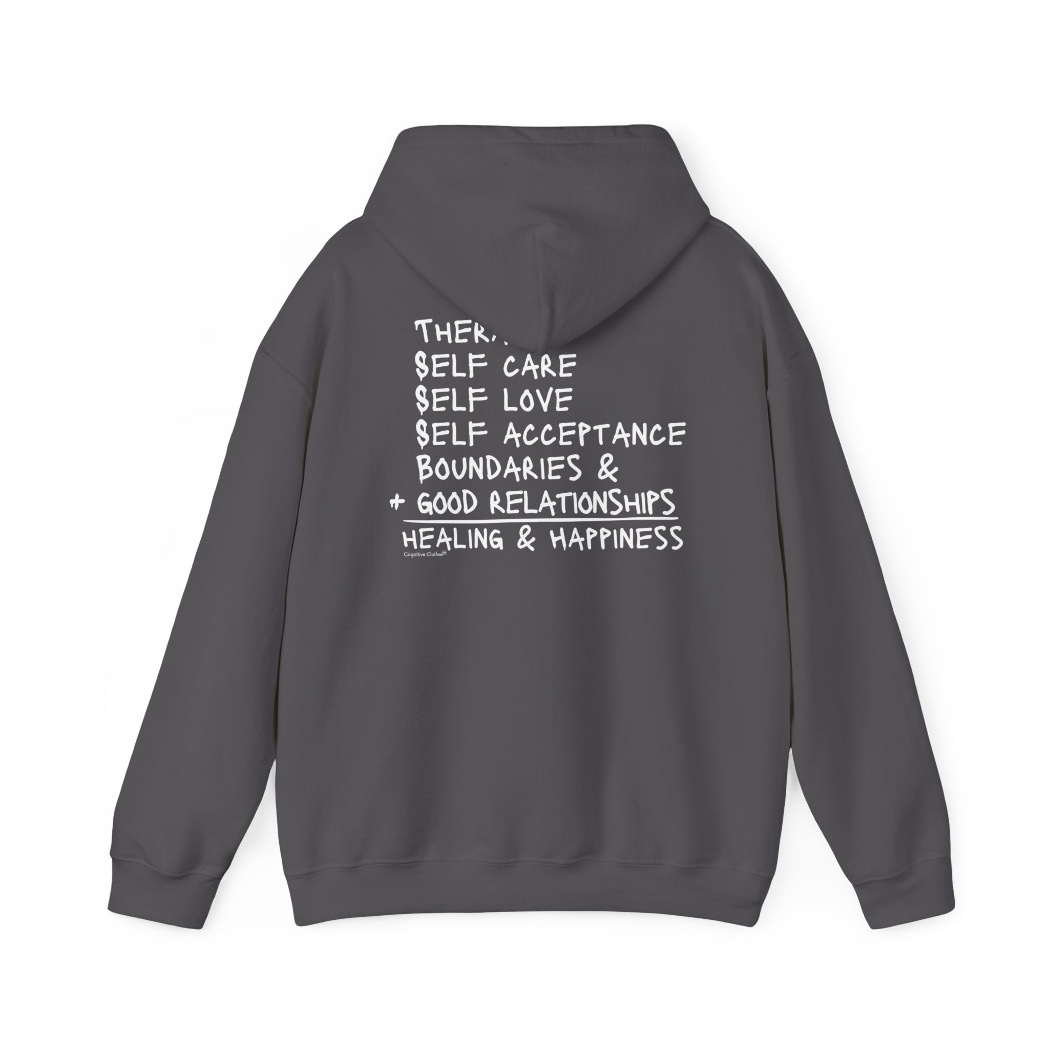 Whole is greater with the Wellness Equation two sided hoodie