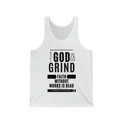 "God & Grind" Unisex Jersey Tank