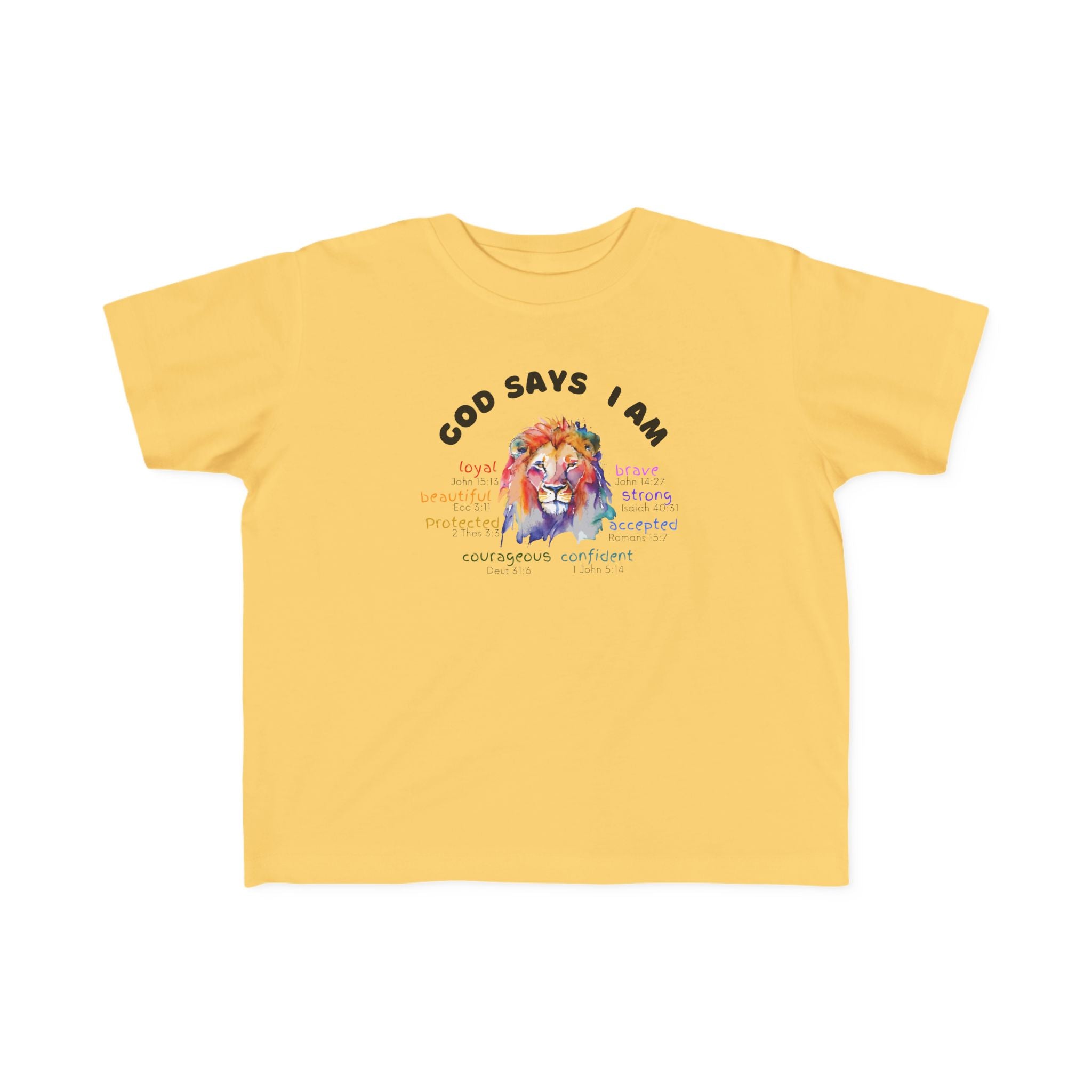 Toddler Kiddo "Qualities" Lion Shirt