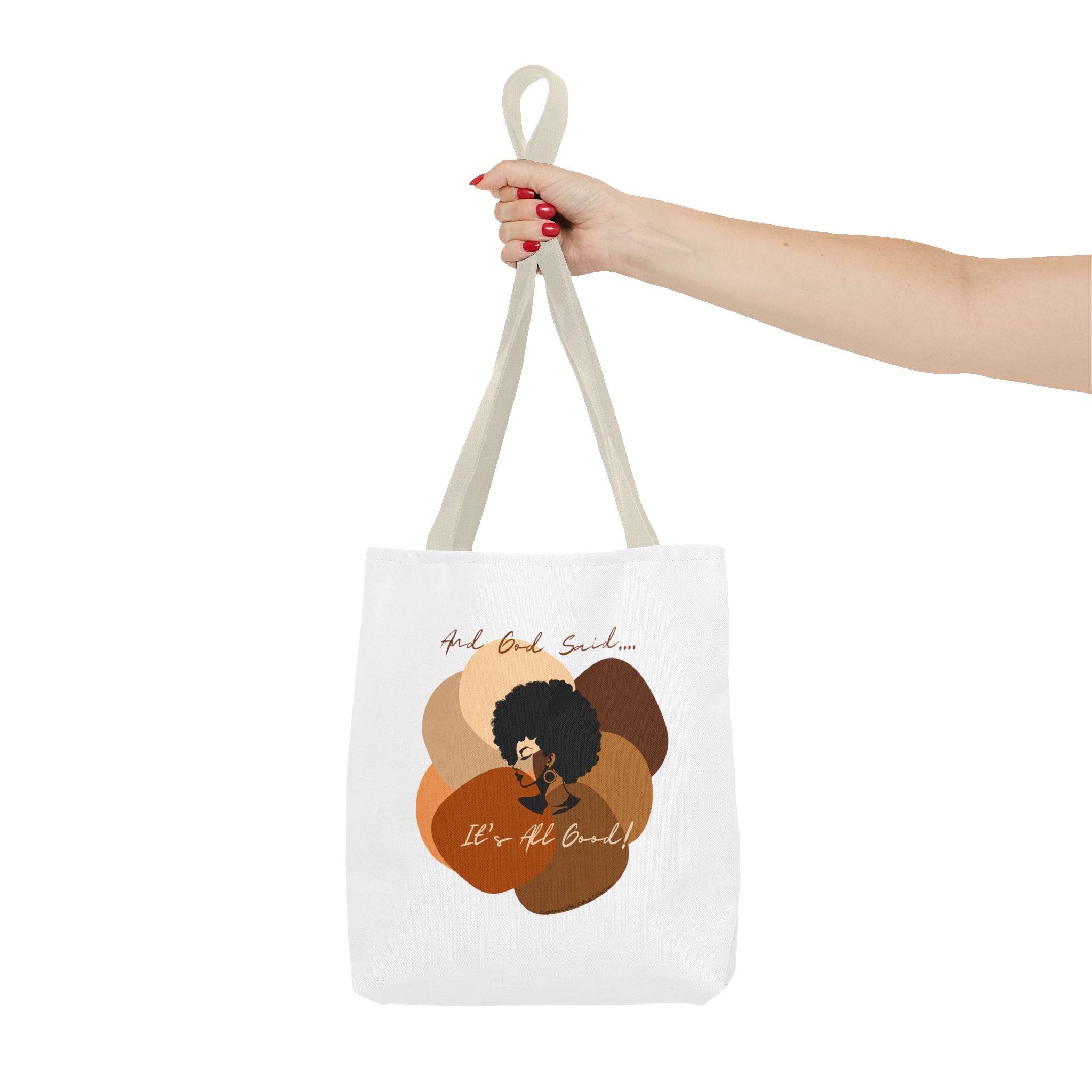 "All Shades Welcome" tote Bag