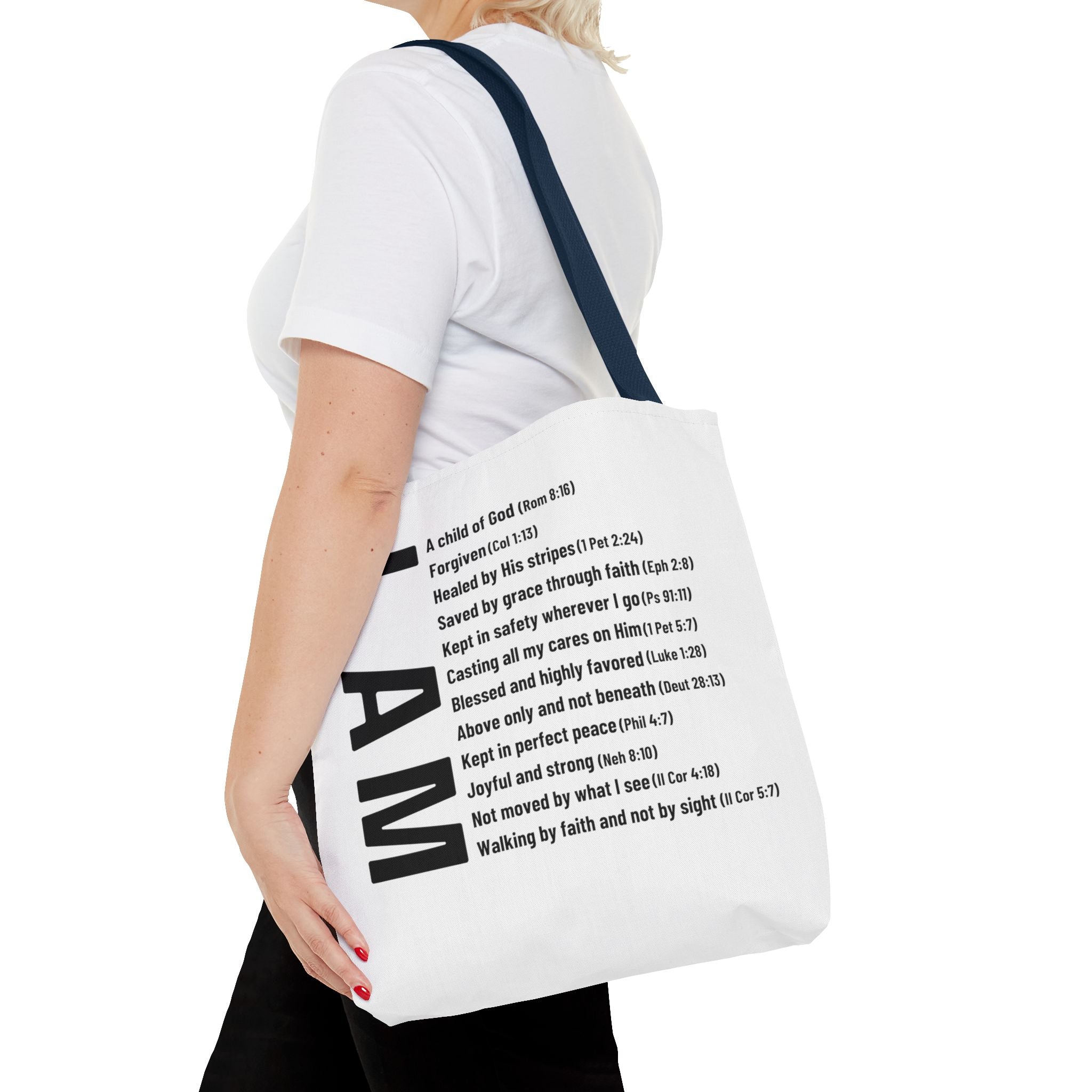 "Who God says I am" Tote Bag