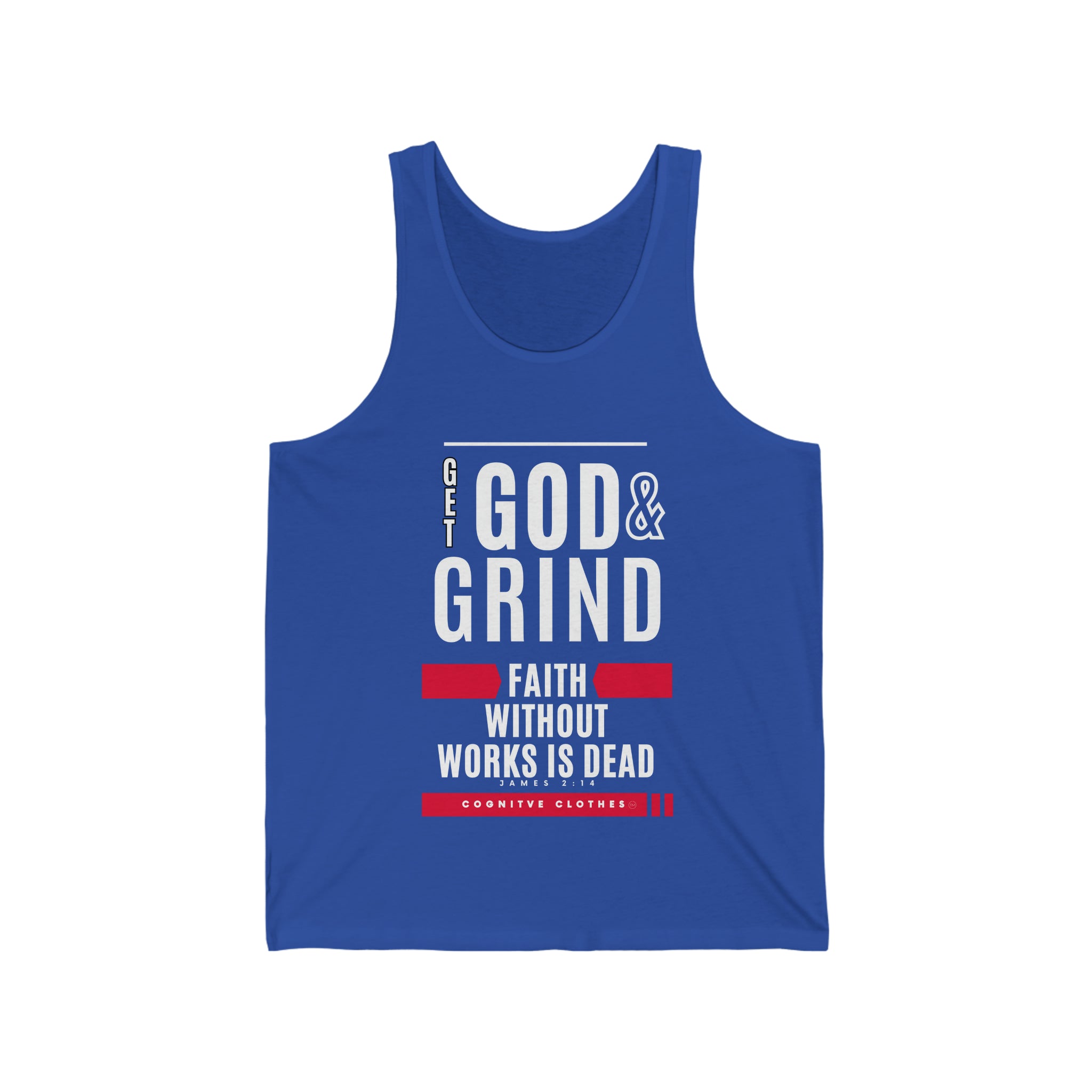 "God & Grind" Unisex Jersey Tank