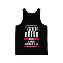 "God & Grind" Unisex Jersey Tank