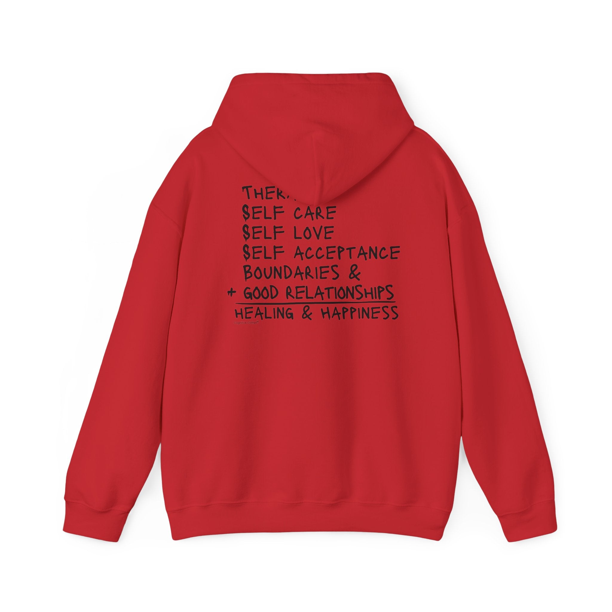 Whole is greater with the Wellness Equation two sided hoodie