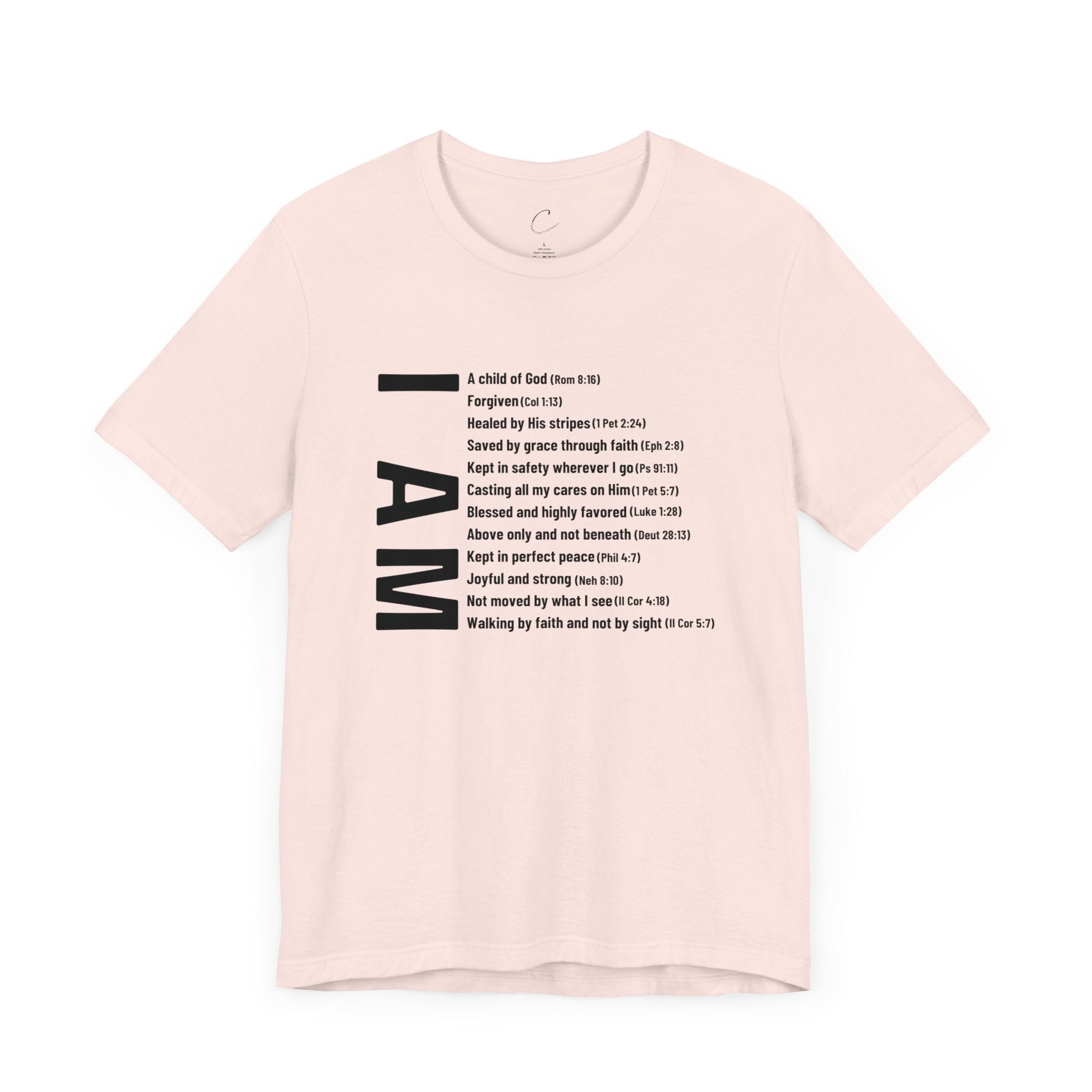 "Who God says I am" Bible Verse Unisex Shirt