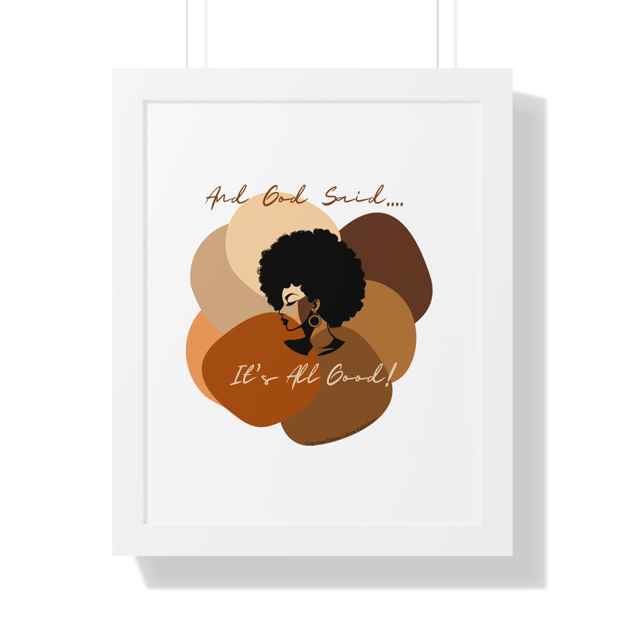 "All Shades Welcome" Framed Vertical Poster