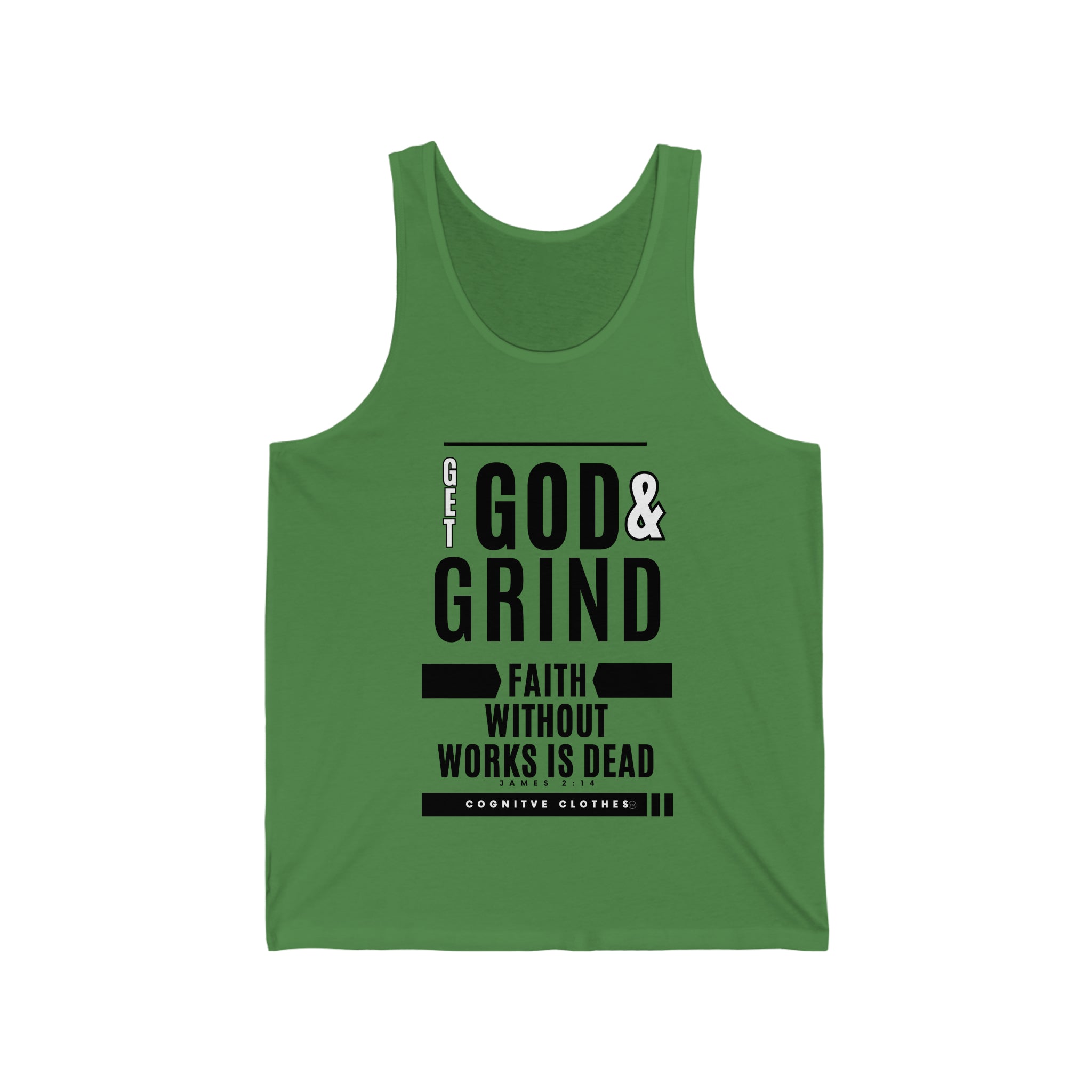 "God & Grind" Unisex Jersey Tank