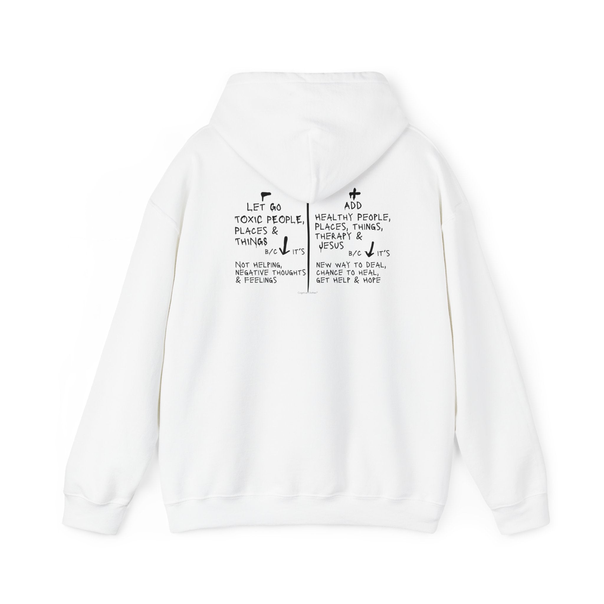 "Adding and Letting Go" Unisex Two-Sided Hoodie Sweatshirt