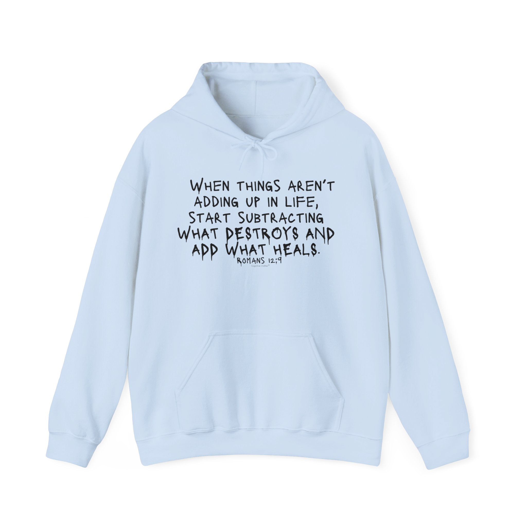 "Adding and Letting Go" Unisex Two-Sided Hoodie Sweatshirt