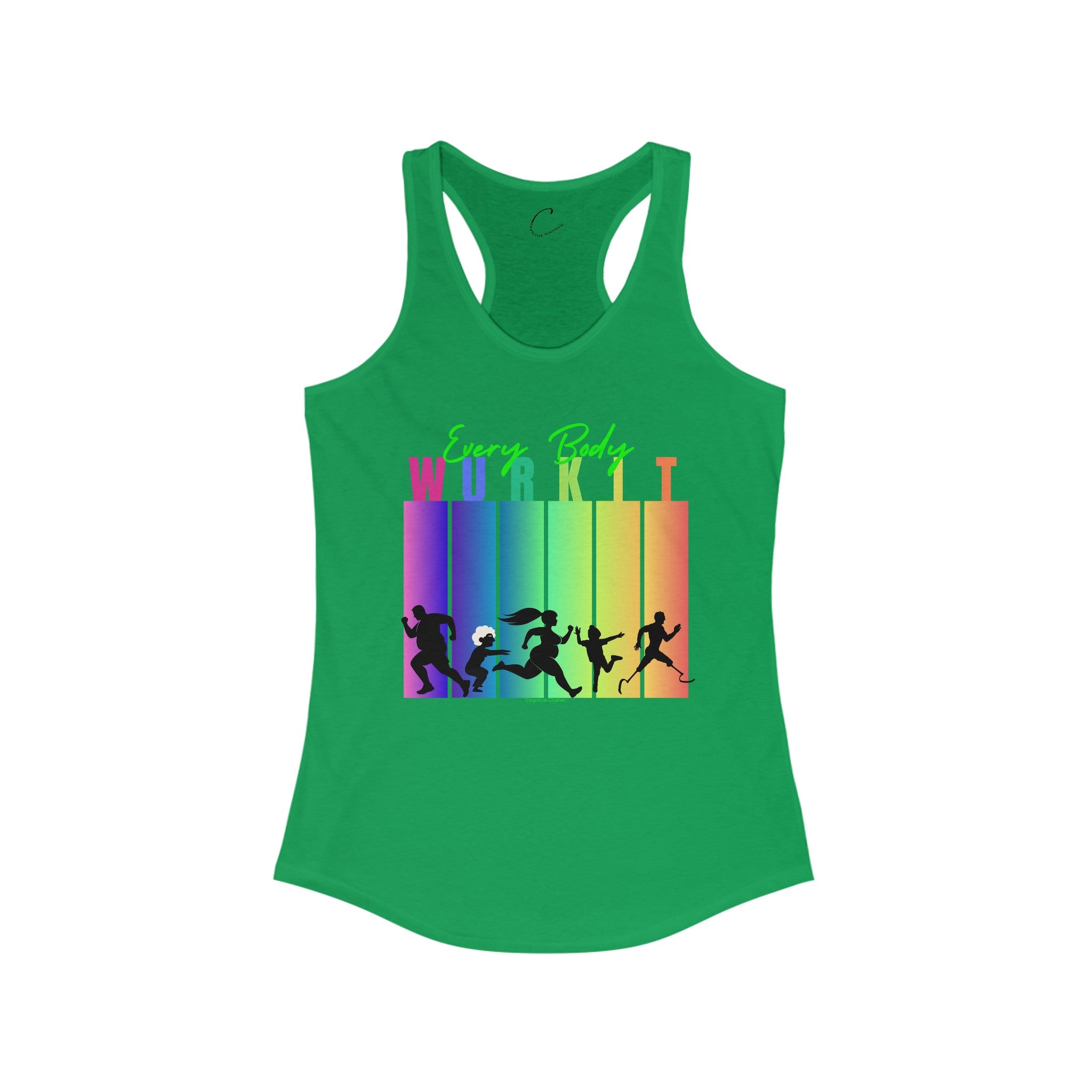 Everybody Wurkit Racerback Tank