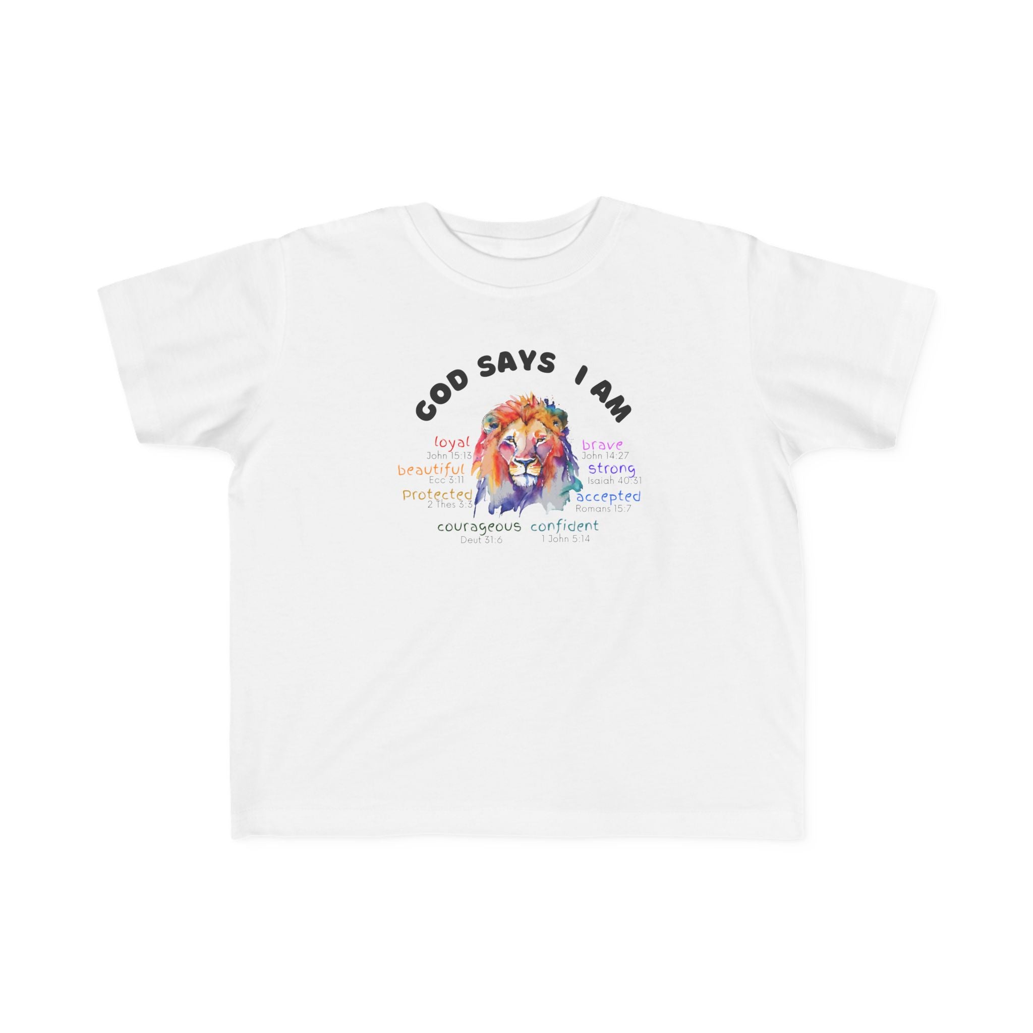 Toddler Kiddo "Qualities" Lion Shirt