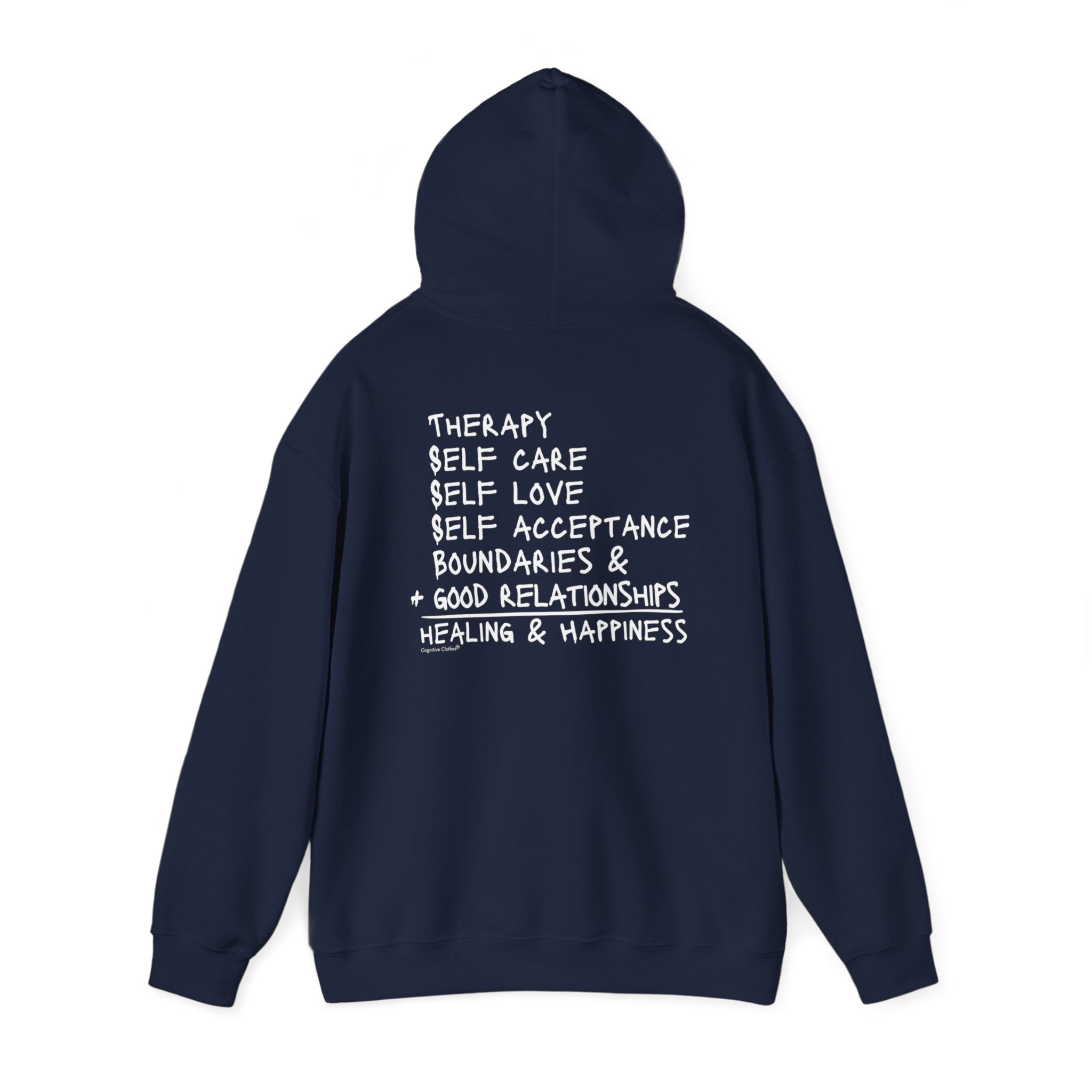 Whole is greater with the Wellness Equation two sided hoodie