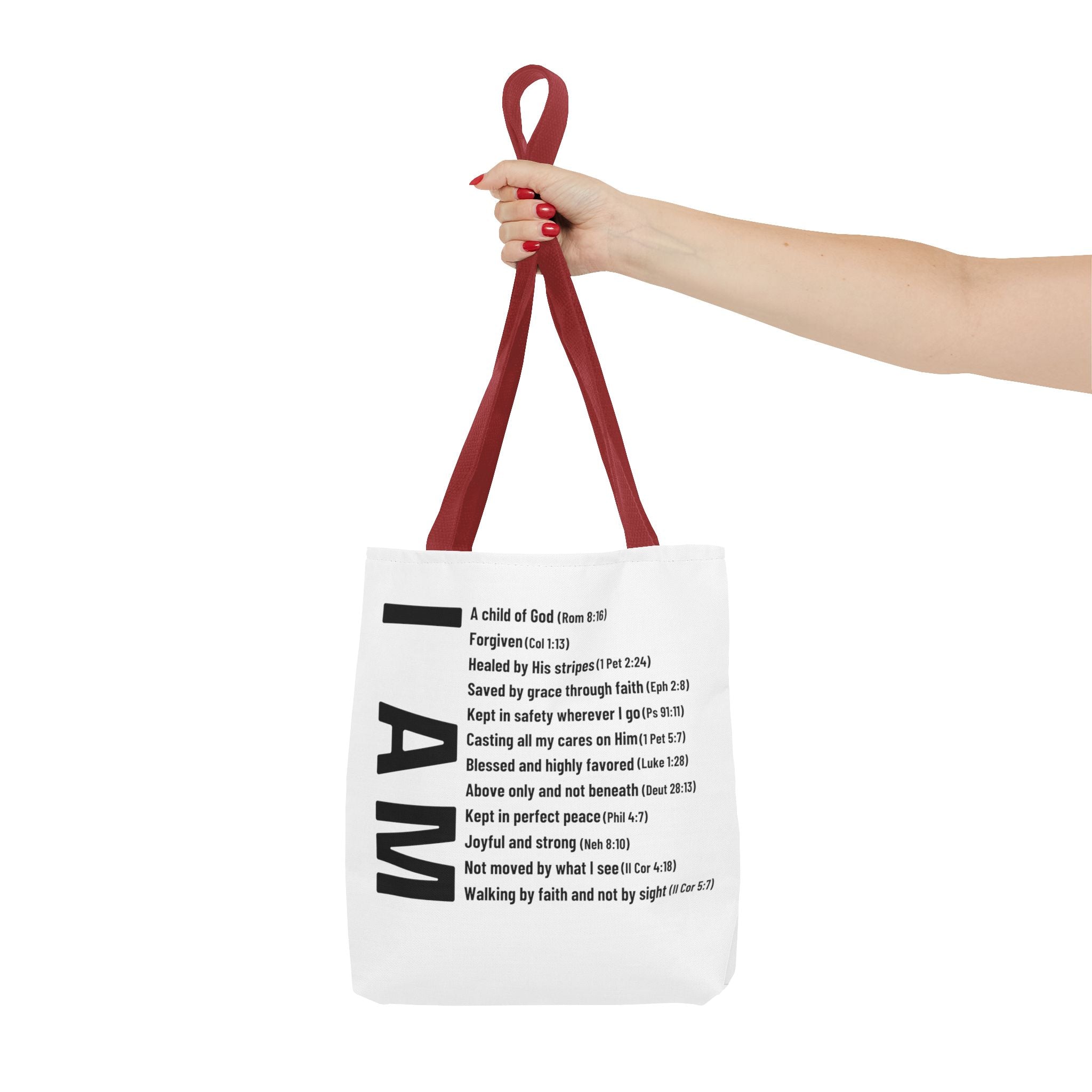 "Who God says I am" Tote Bag