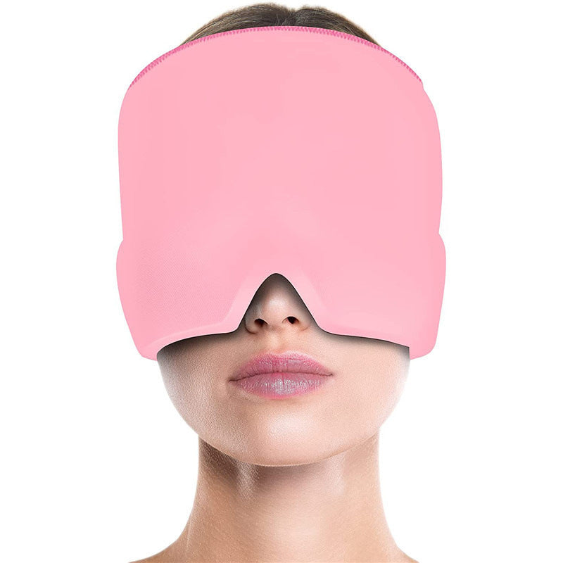 Migraine Relief Hat Ice Pack Headache Relief Gel Eye Mask