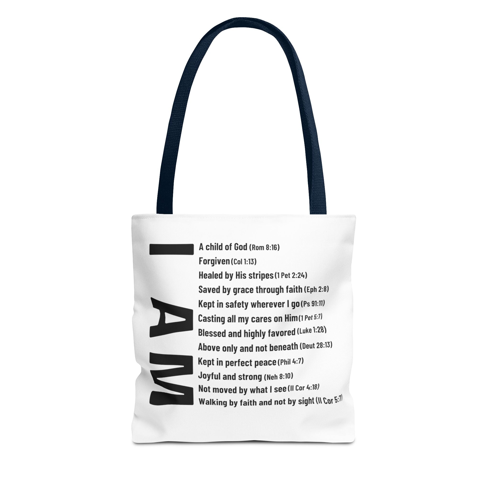 "Who God says I am" Tote Bag