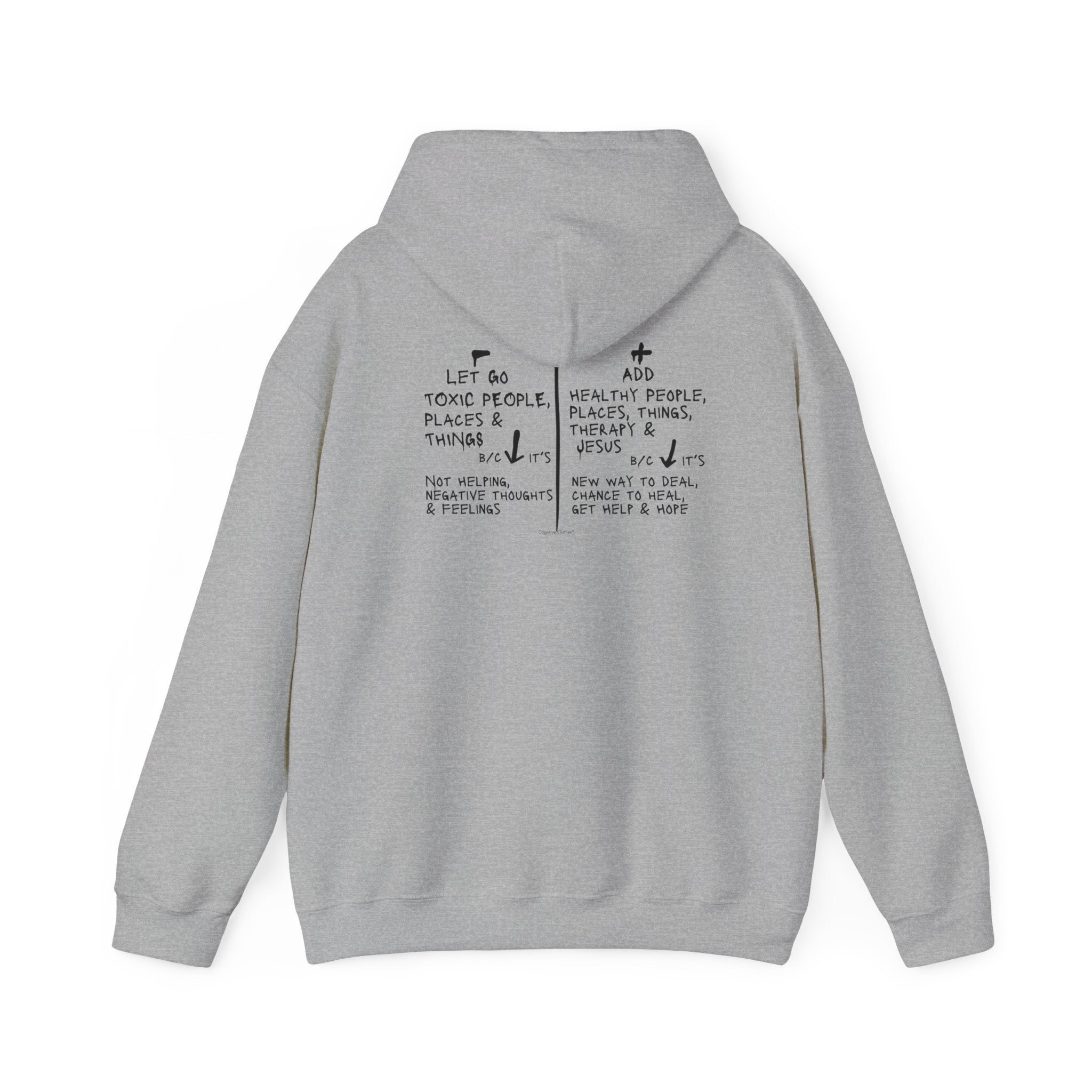 "Adding and Letting Go" Unisex Two-Sided Hoodie Sweatshirt