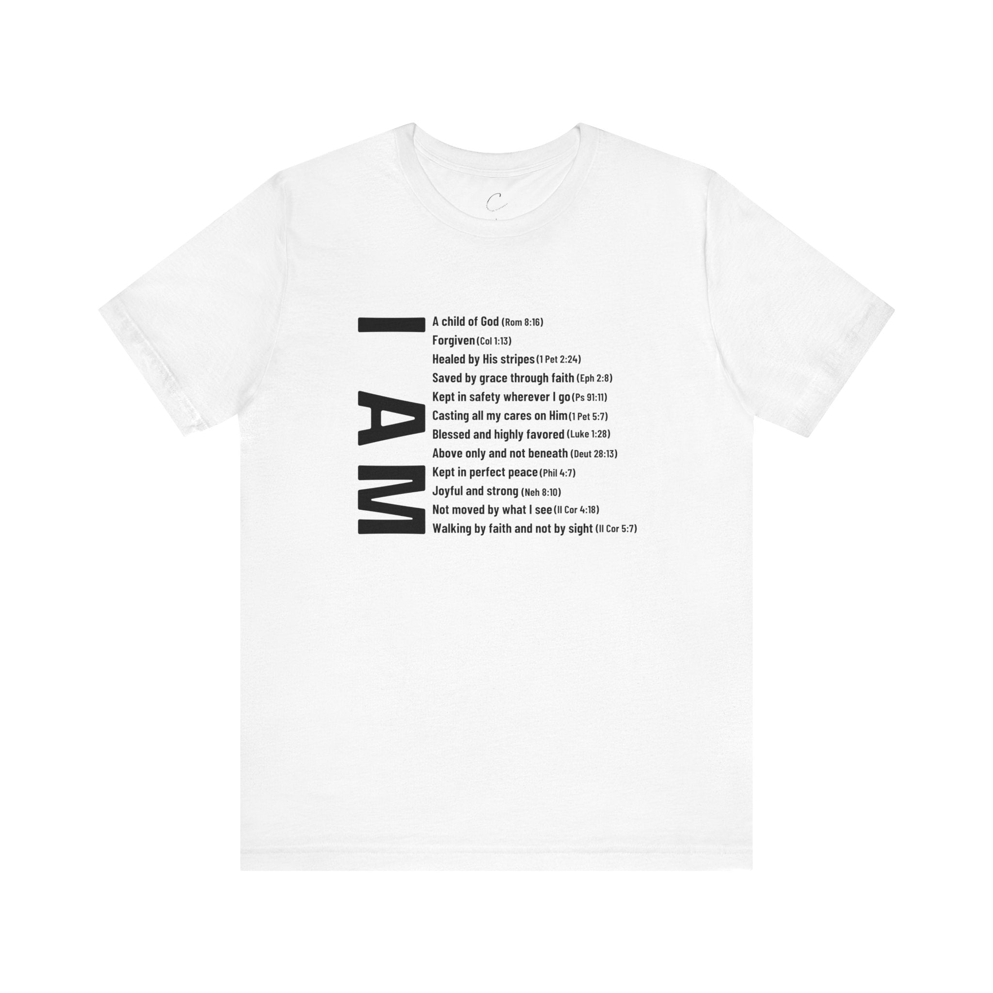 "Who God says I am" Bible Verse Unisex Shirt