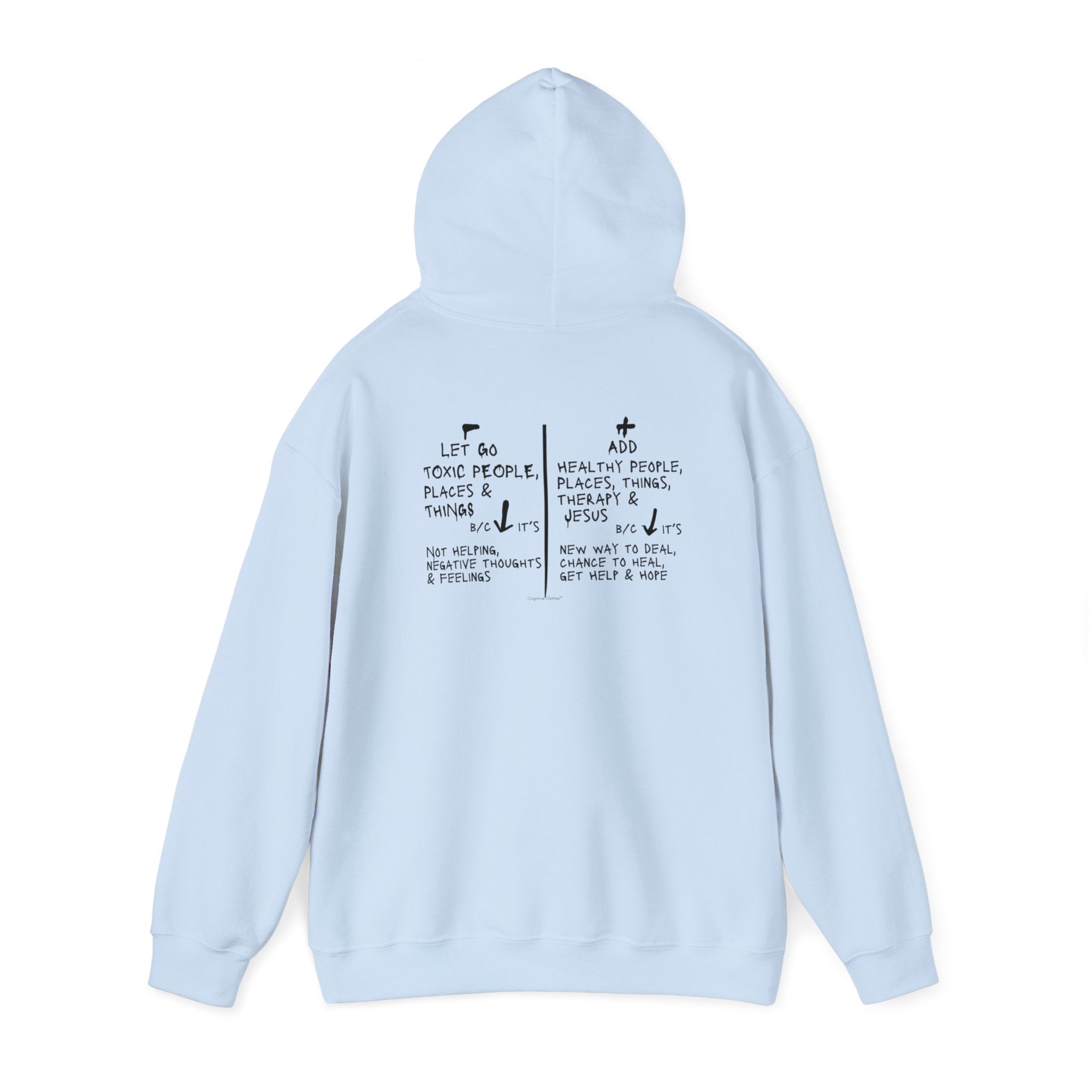 "Adding and Letting Go" Unisex Two-Sided Hoodie Sweatshirt