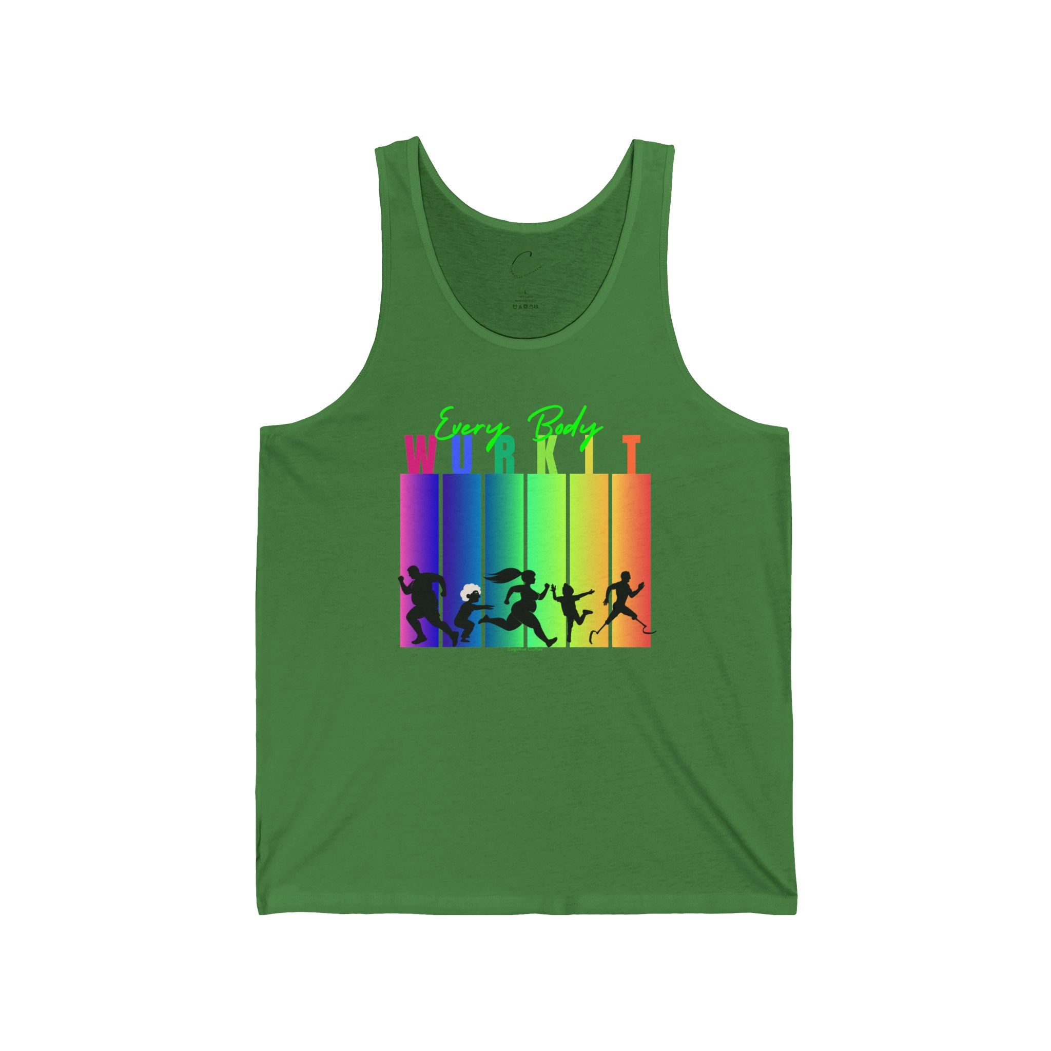 "Everybody Wurkit" Unisex Jersey Tank