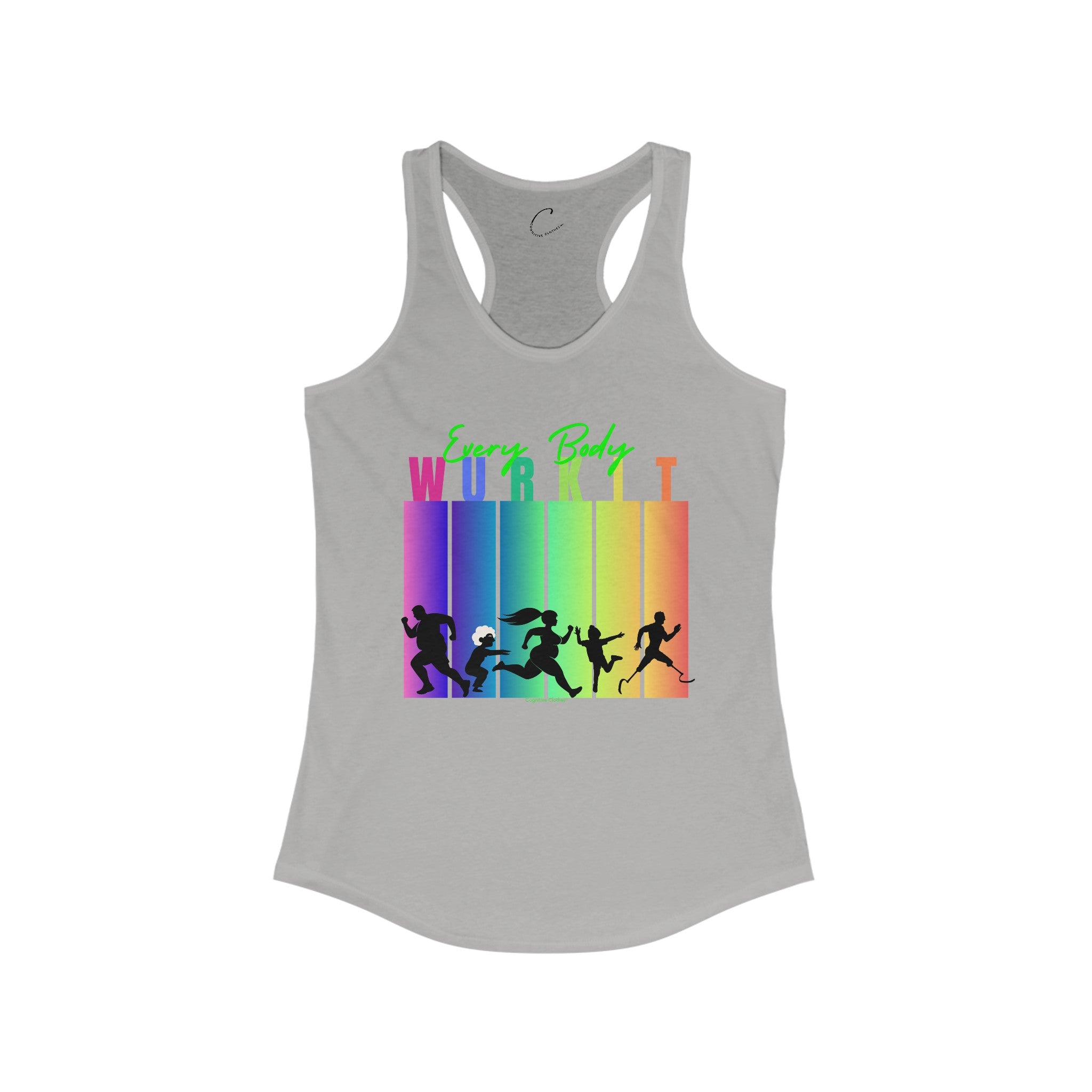 Everybody Wurkit Racerback Tank