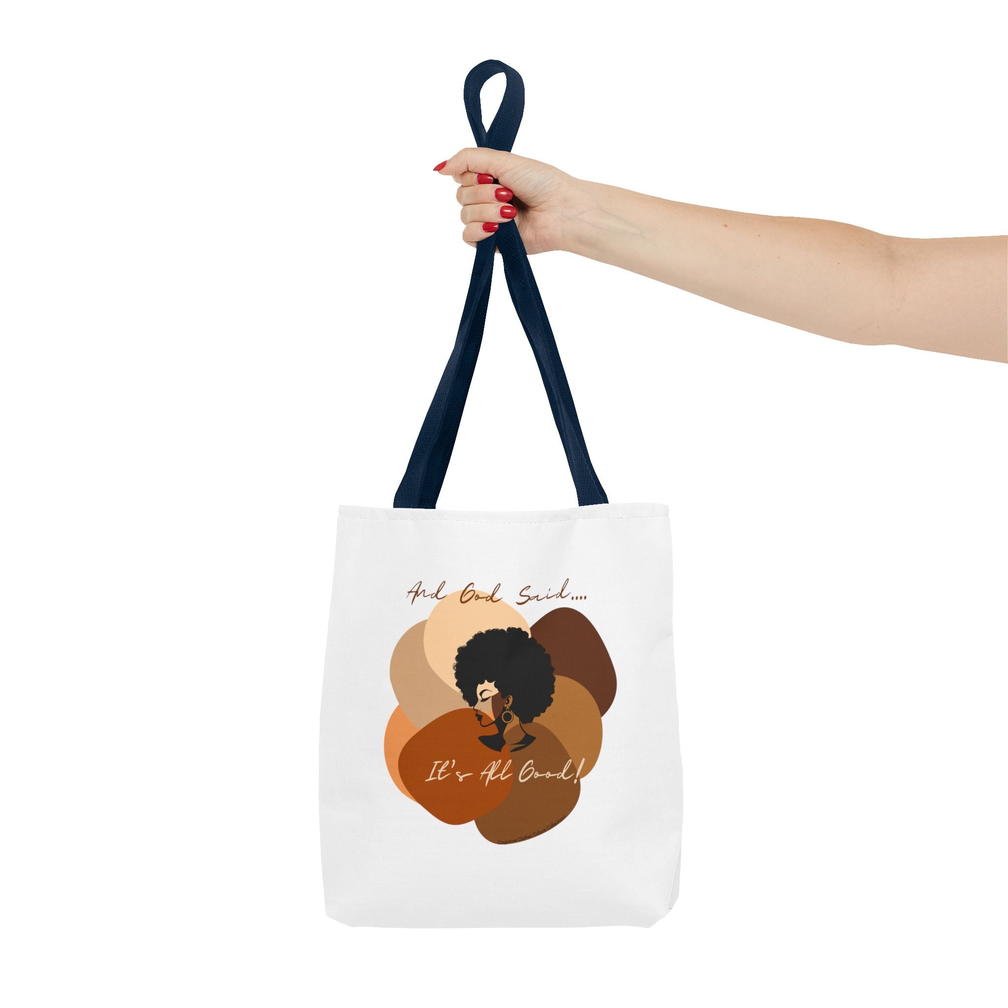 "All Shades Welcome" tote Bag