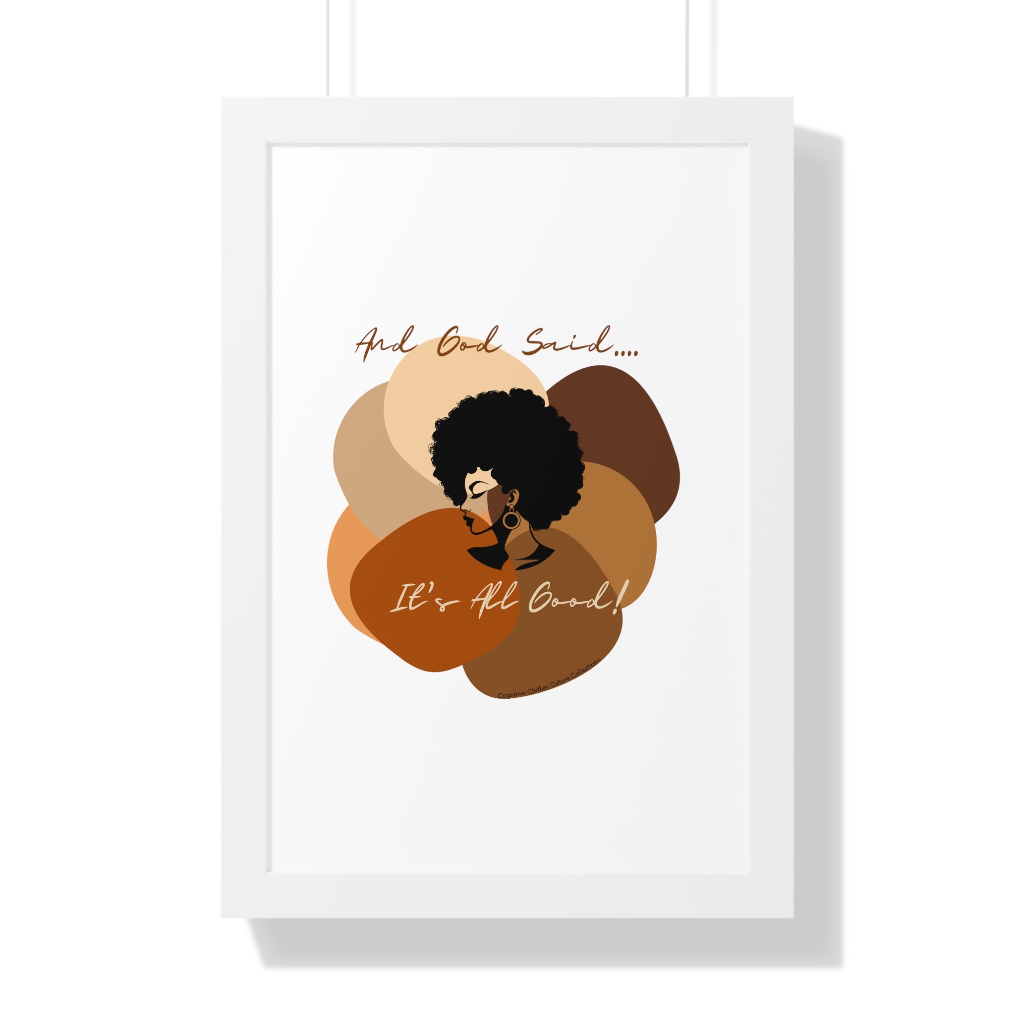 "All Shades Welcome" Framed Vertical Poster