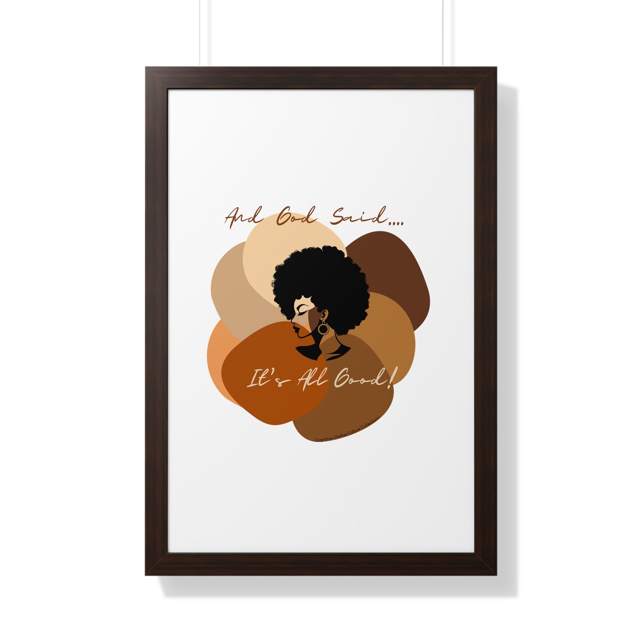 "All Shades Welcome" Framed Vertical Poster